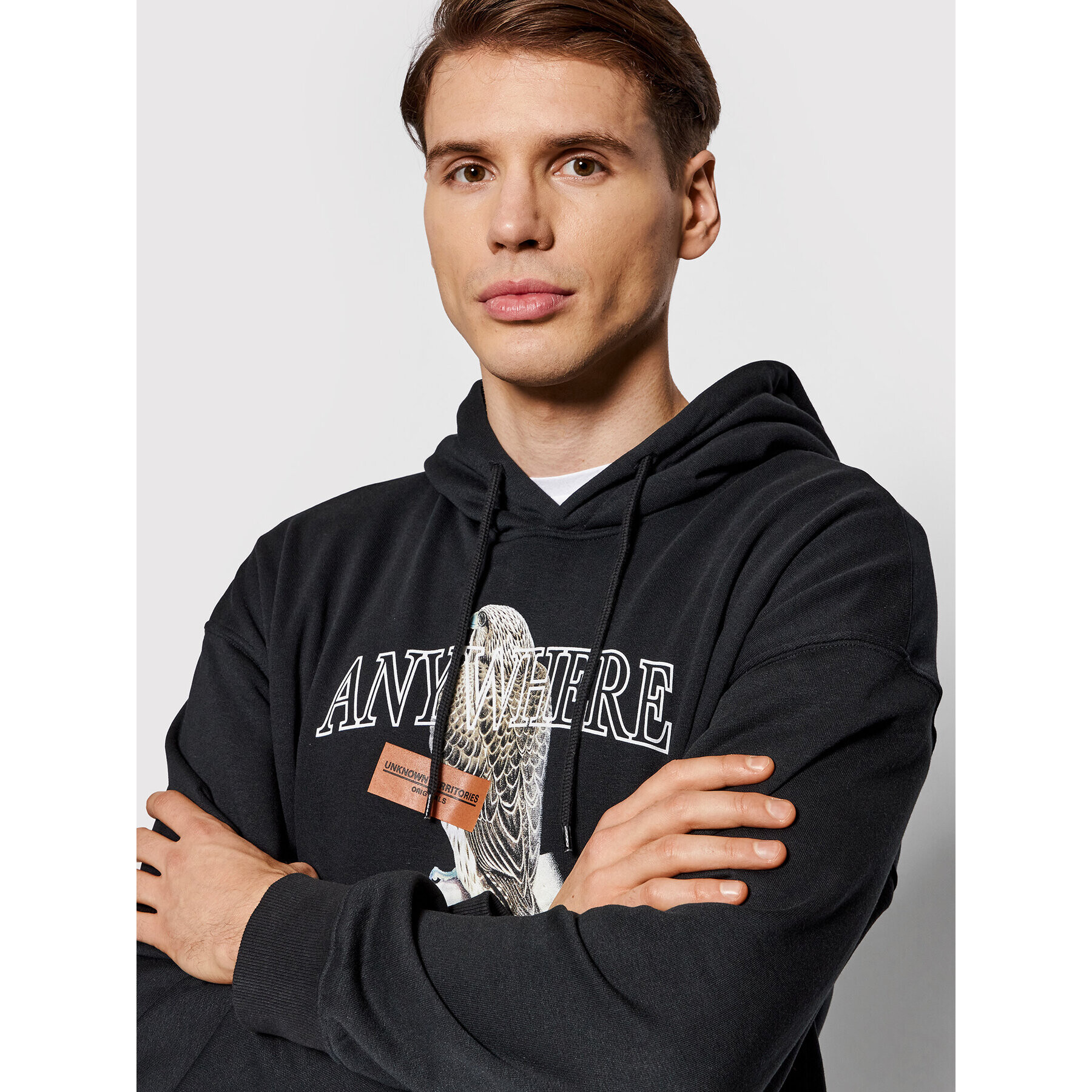 Jack&Jones Bluză Heritage 12198181 Negru Loose Fit - Pled.ro