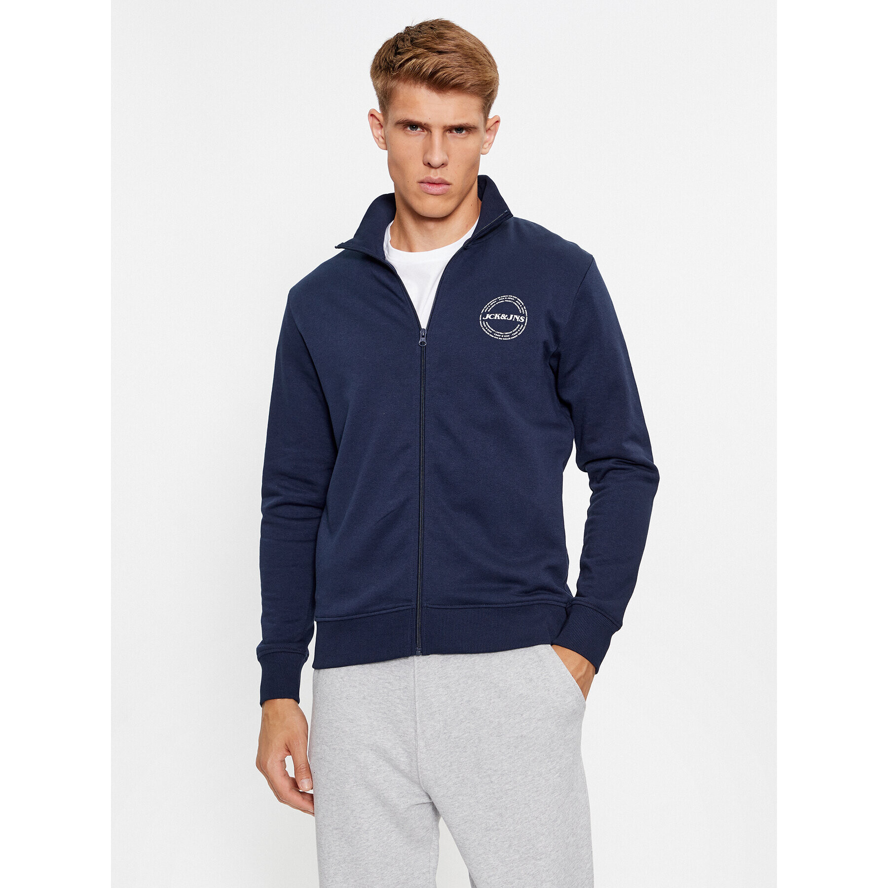 Jack&Jones Bluză Jake 12236166 Bleumarin Regular Fit - Pled.ro