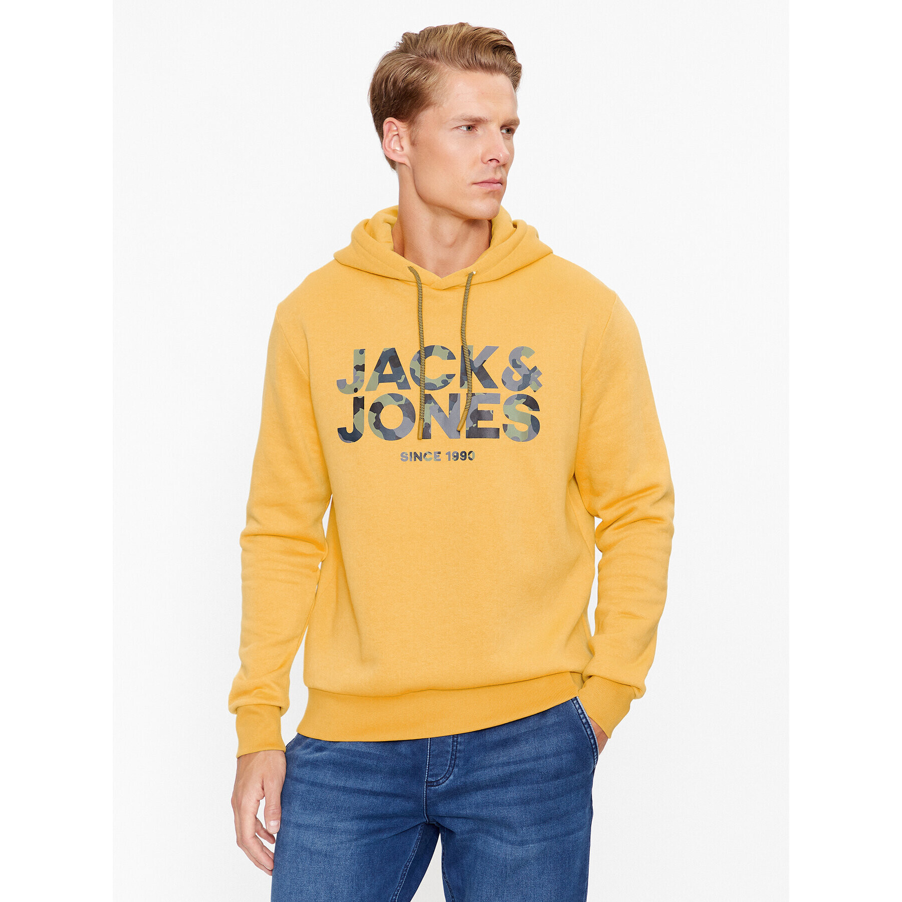 Jack&Jones Bluză James 12235338 Galben Regular Fit - Pled.ro