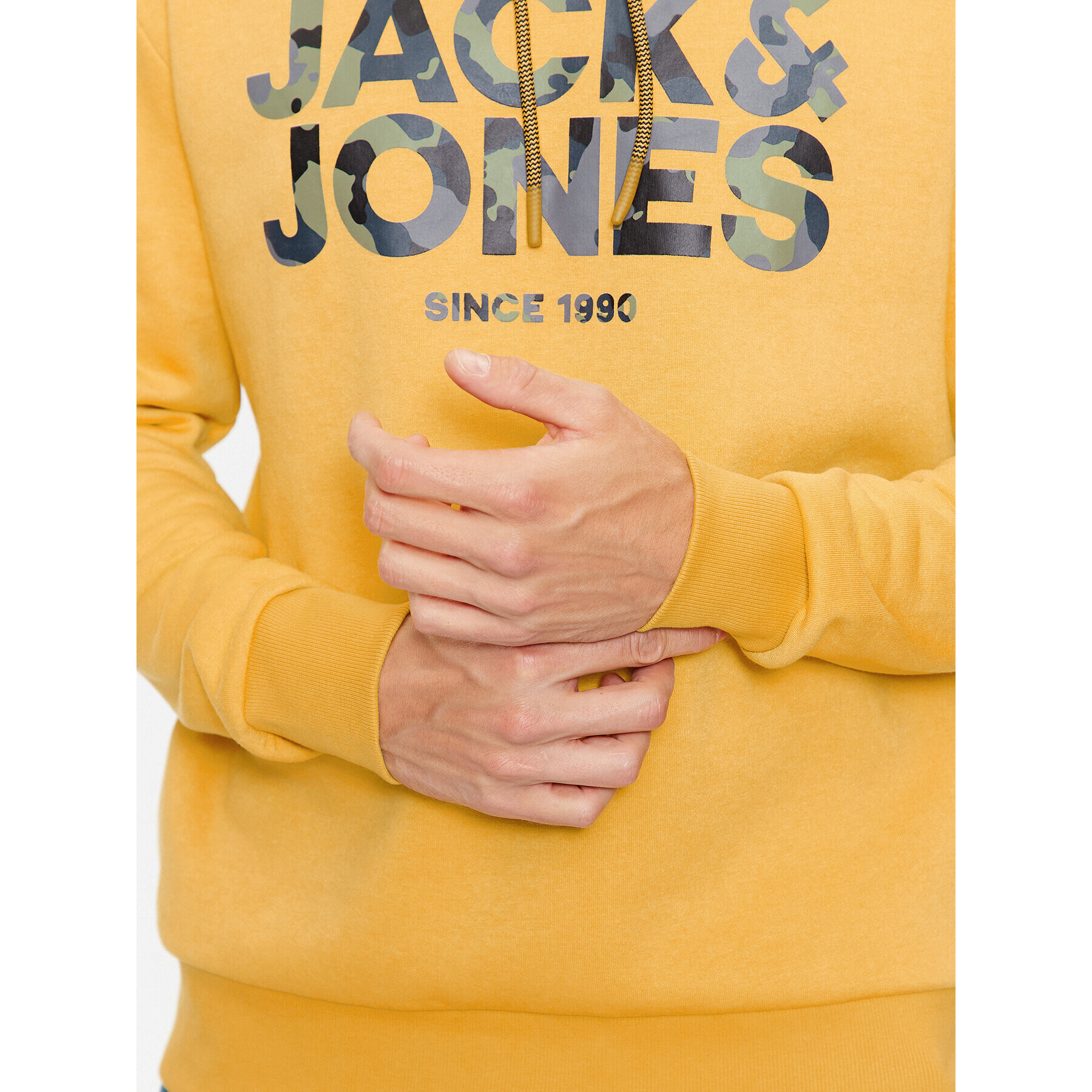 Jack&Jones Bluză James 12235338 Galben Regular Fit - Pled.ro