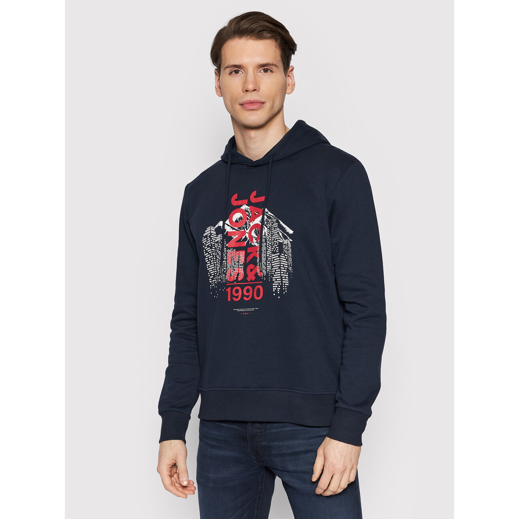 Jack&Jones Bluză Kalf 12202138 Bleumarin Regular Fit - Pled.ro