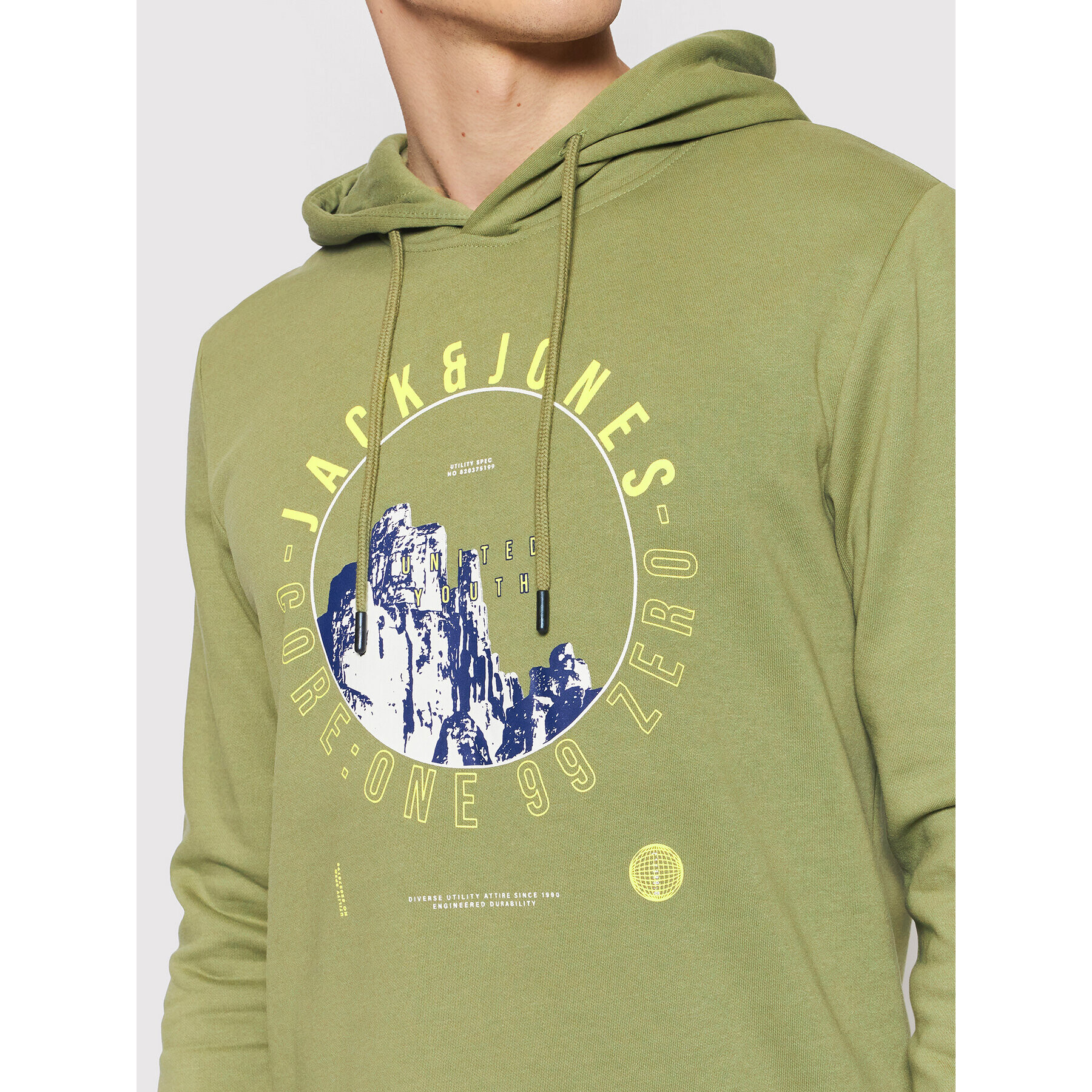 Jack&Jones Bluză Kalf 12202138 Verde Regular Fit - Pled.ro