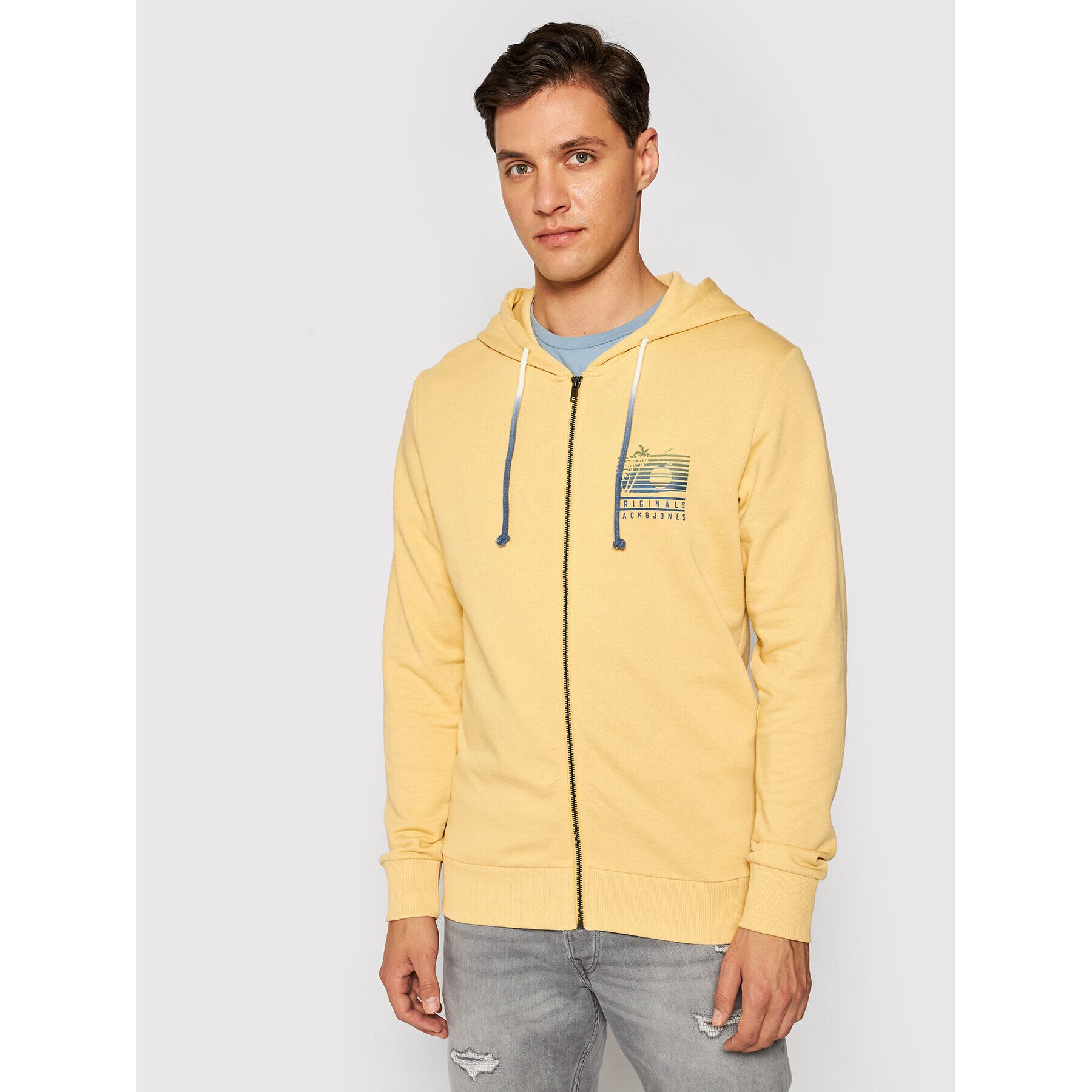 Jack&Jones Bluză Laguna 12188282 Galben Regular Fit - Pled.ro