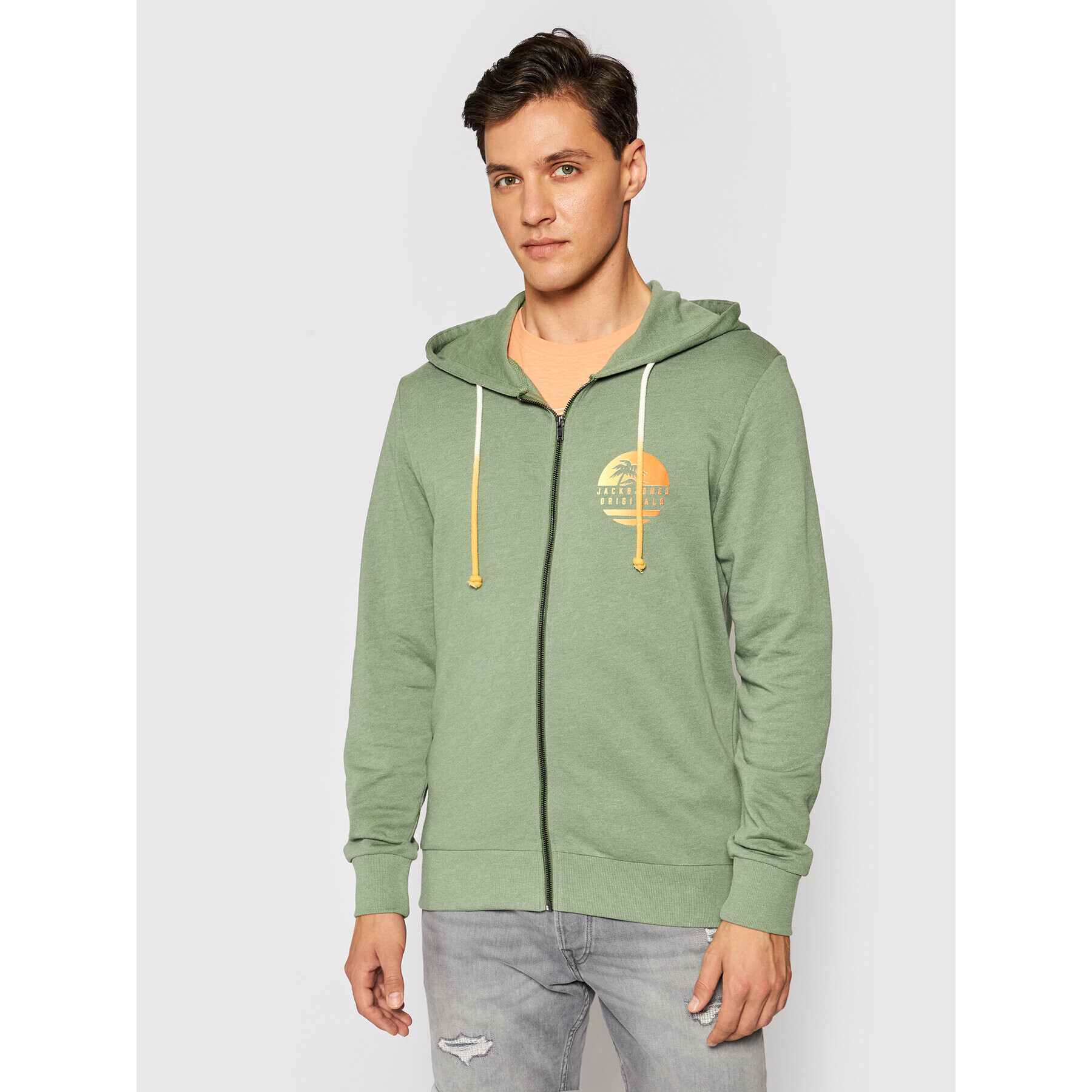 Jack&Jones Bluză Laguna 12188282 Verde Regular Fit - Pled.ro