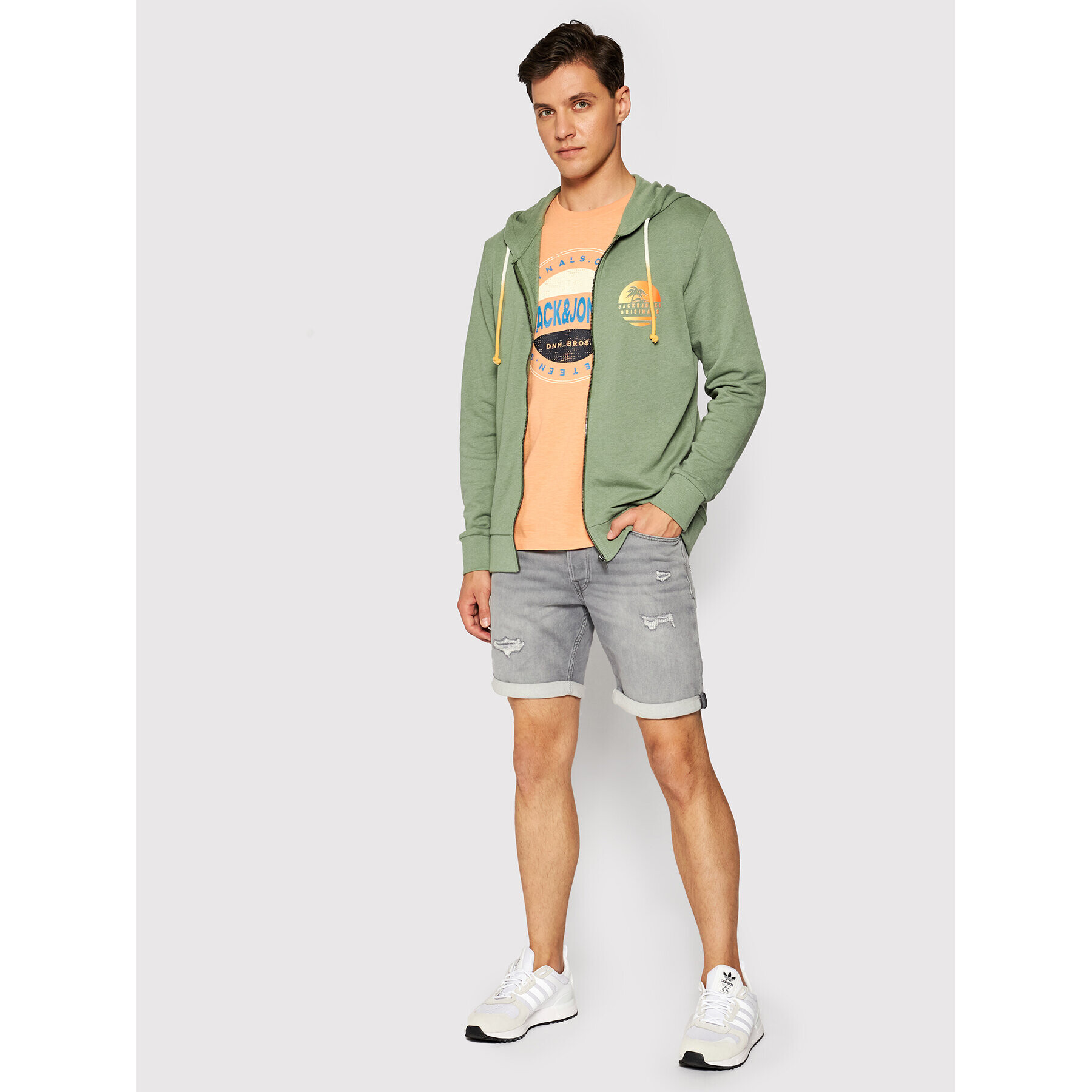 Jack&Jones Bluză Laguna 12188282 Verde Regular Fit - Pled.ro