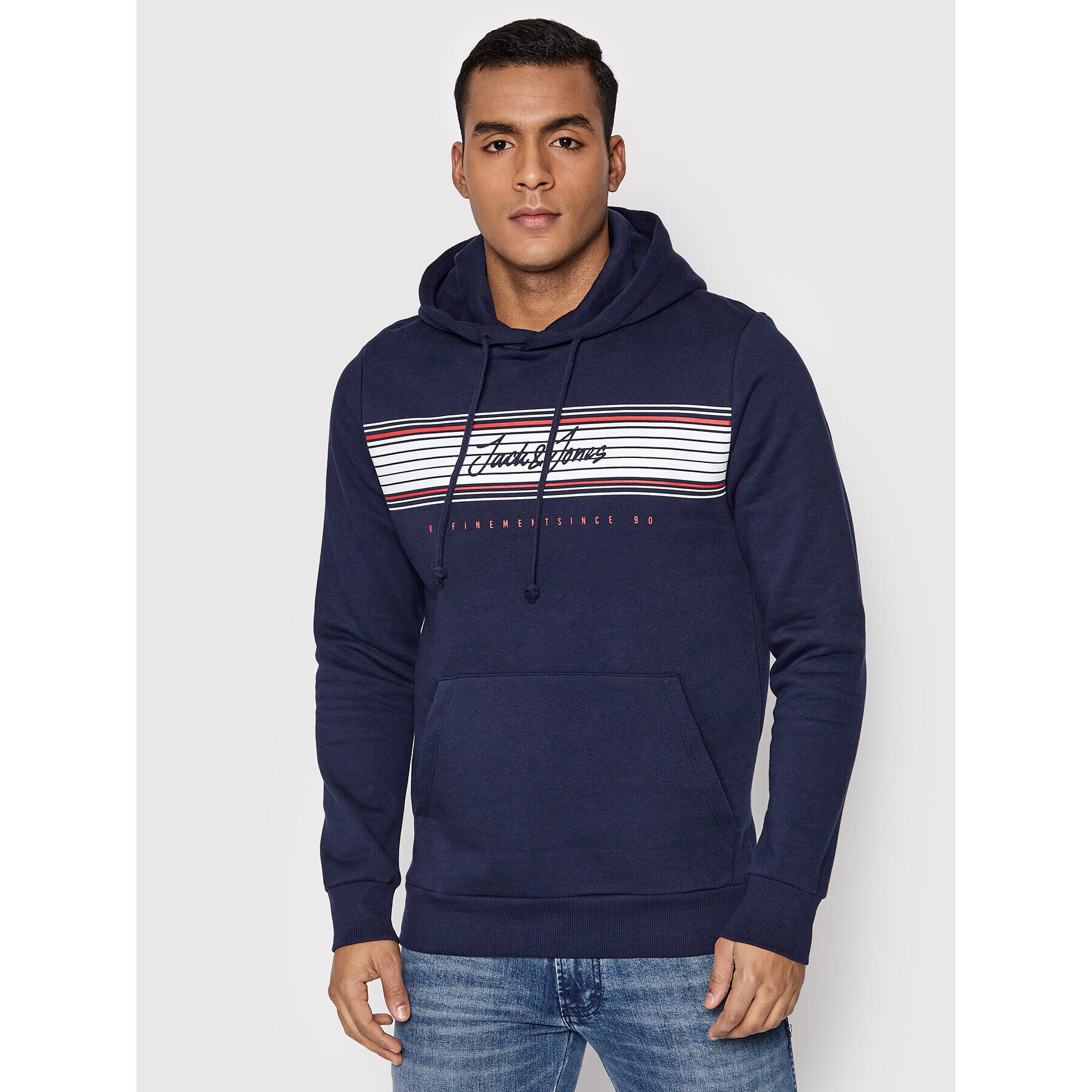 Jack&Jones Bluză Leo 12200768 Bleumarin Regular Fit - Pled.ro