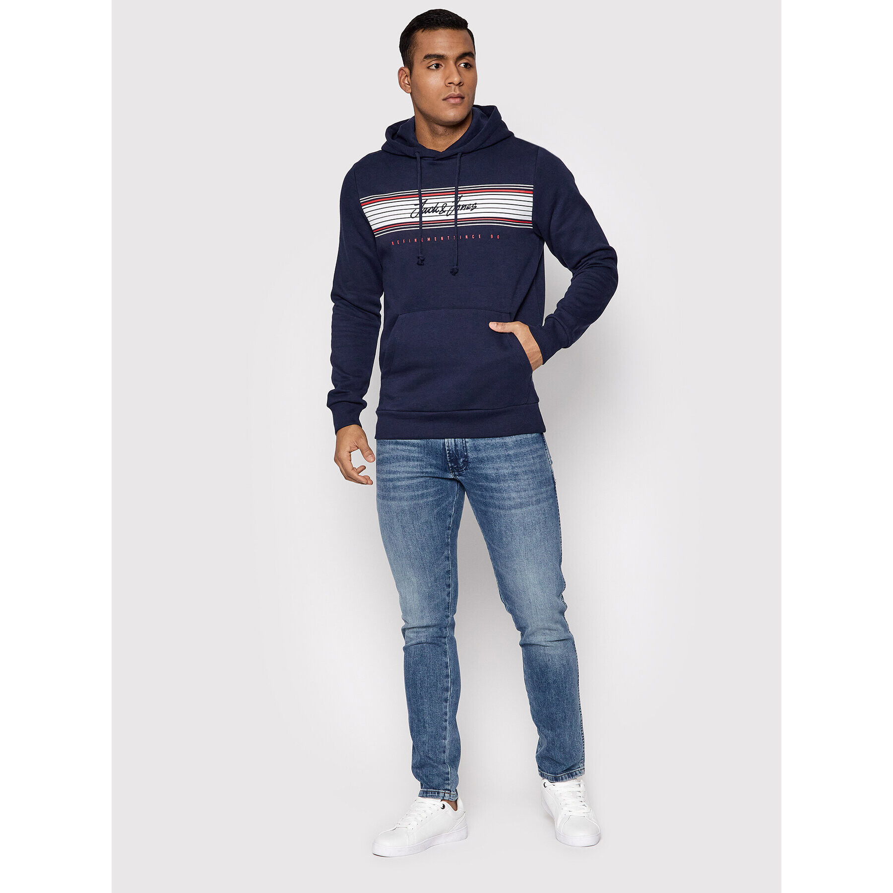 Jack&Jones Bluză Leo 12200768 Bleumarin Regular Fit - Pled.ro