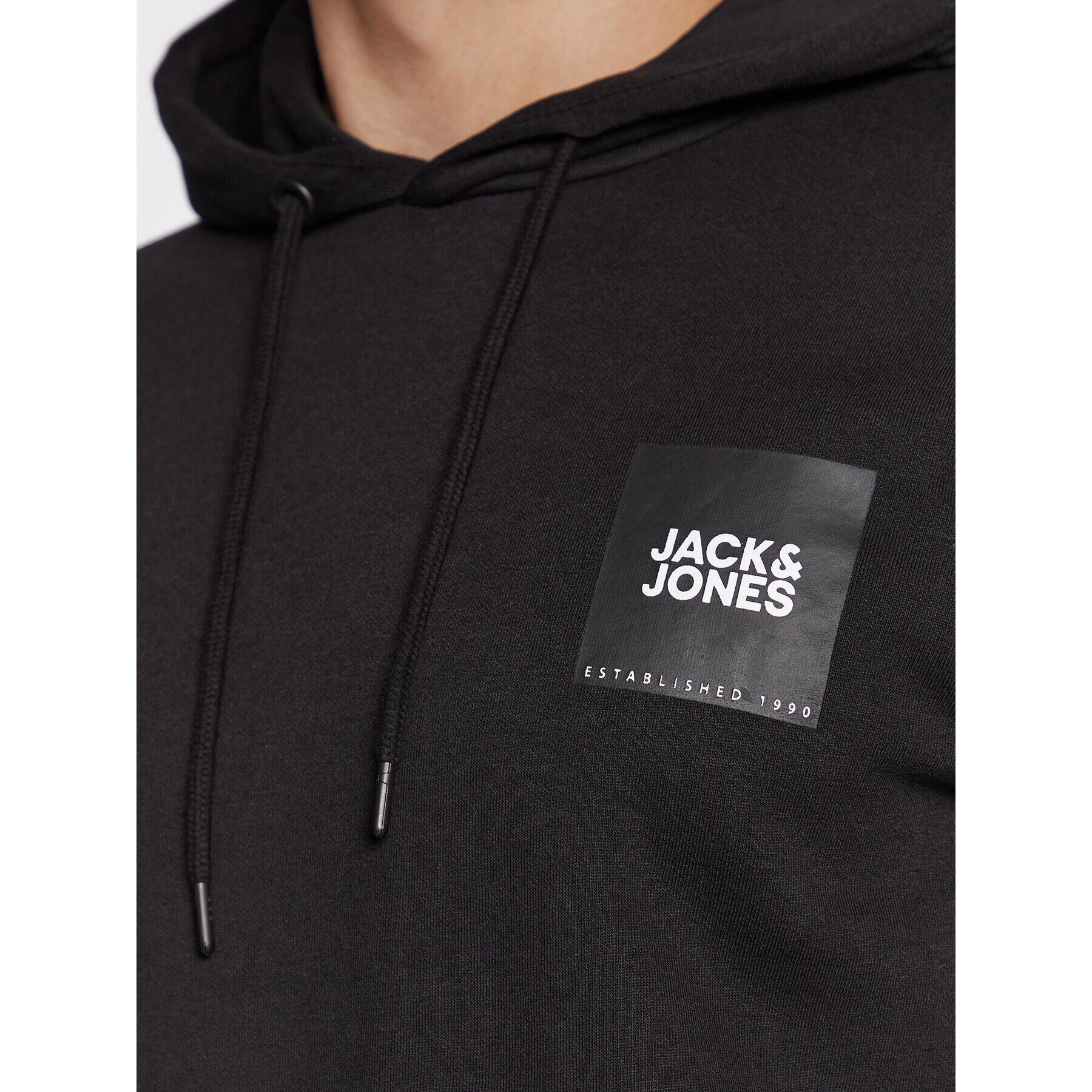 Jack&Jones Bluză Lock 12213245 Negru Regular Fit - Pled.ro