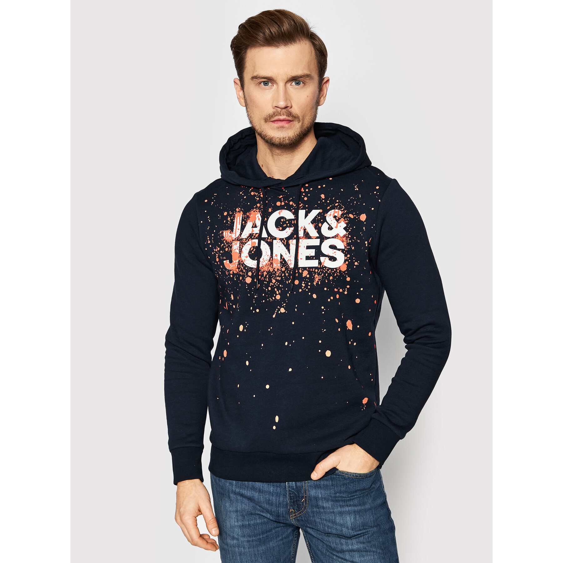 Jack&Jones Bluză New Splash 12200462 Bleumarin Regular Fit - Pled.ro