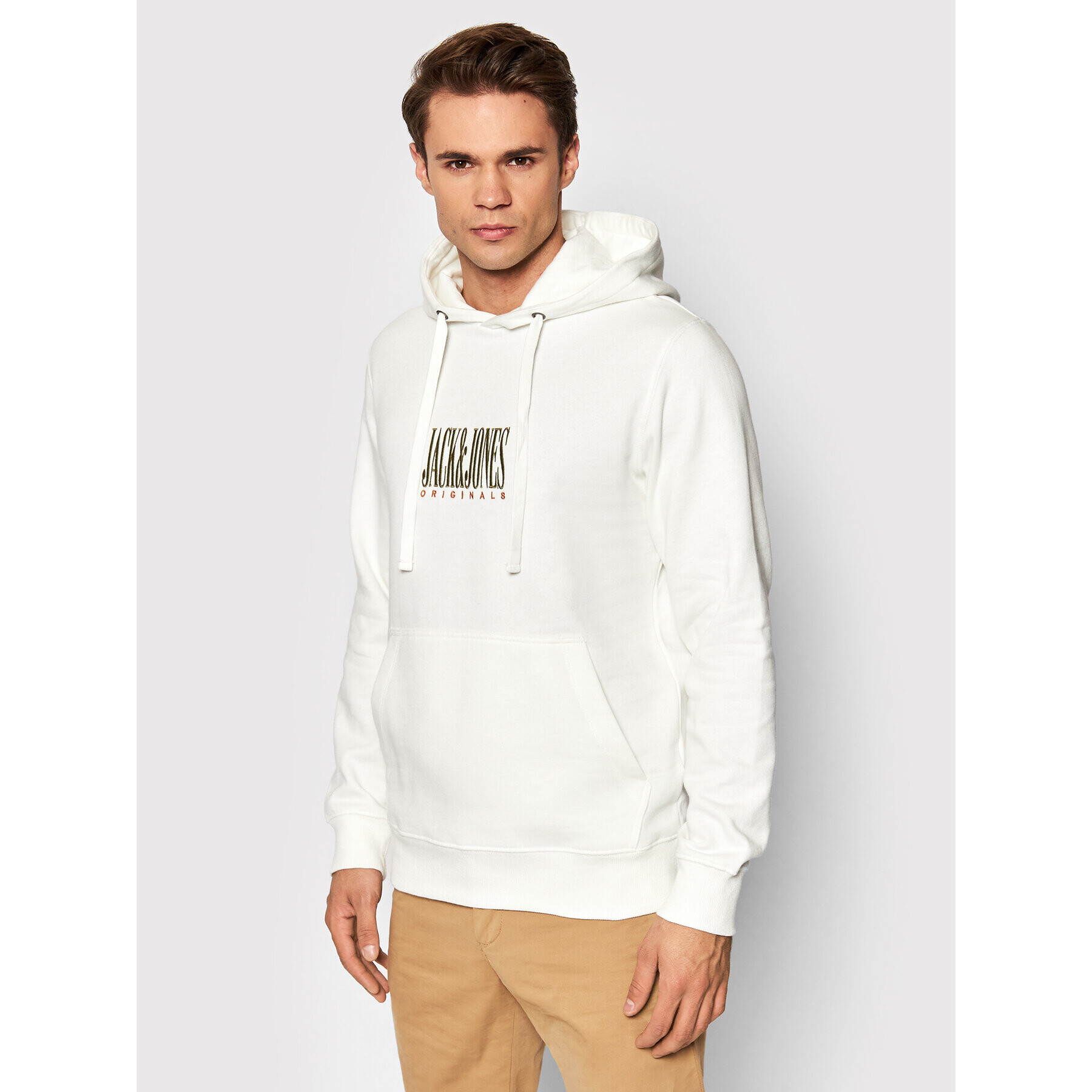 Jack&Jones Bluză Nostalgia 12198007 Alb Regular Fit - Pled.ro