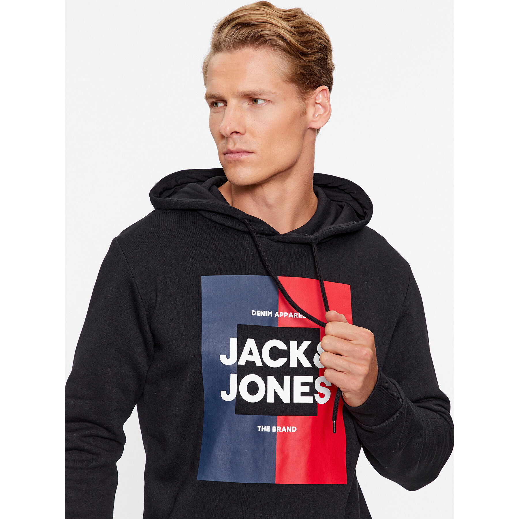 Jack&Jones Bluză Oscar 12235248 Negru Regular Fit - Pled.ro