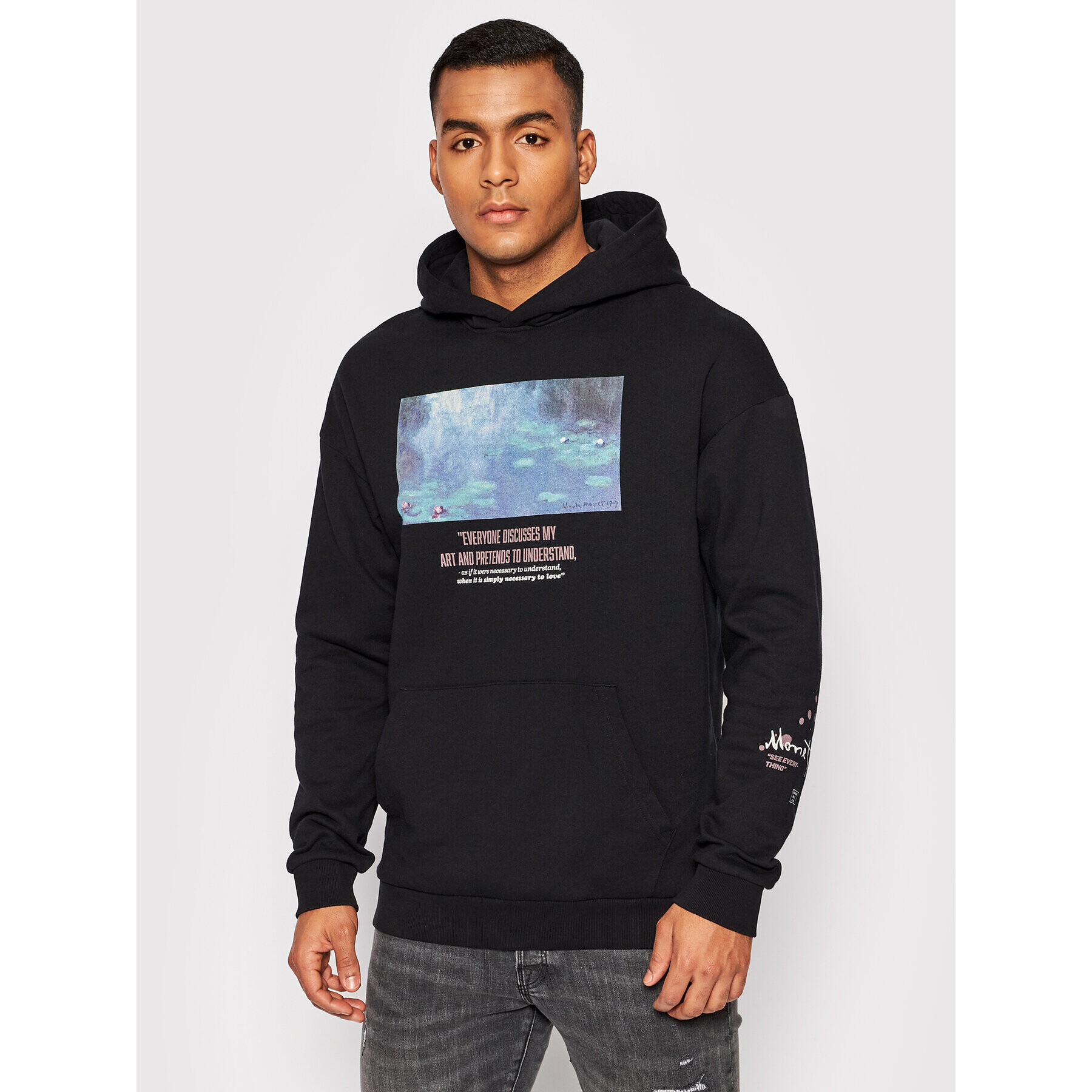 Jack&Jones Bluză Pioneer 12198344 Negru Loose Fit - Pled.ro