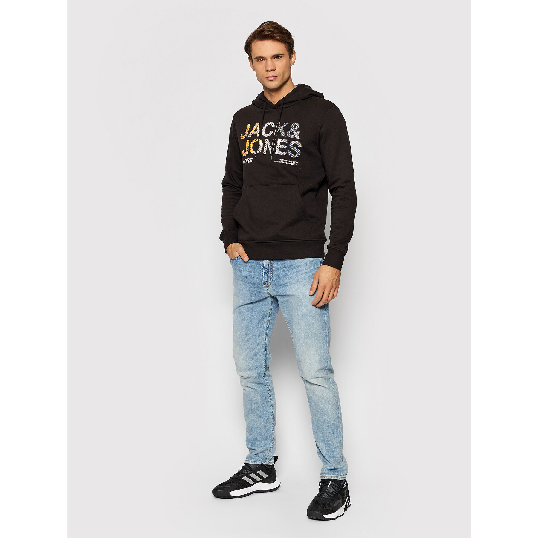 Jack&Jones Bluză Poky 12193010 Negru Regular Fit - Pled.ro