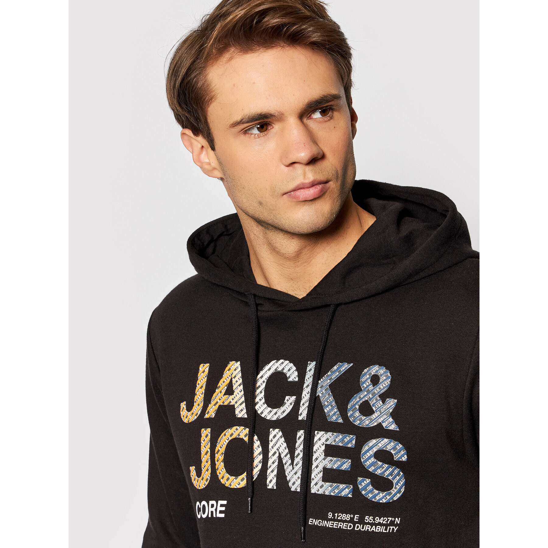 Jack&Jones Bluză Poky 12193010 Negru Regular Fit - Pled.ro