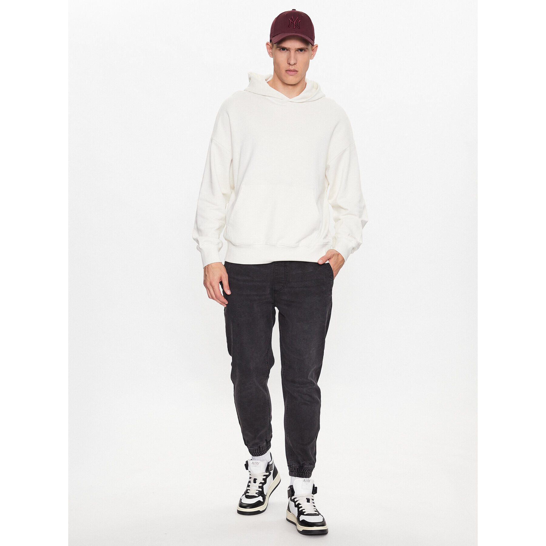 Jack&Jones Bluză Pure 12235018 Écru Volume Fit - Pled.ro