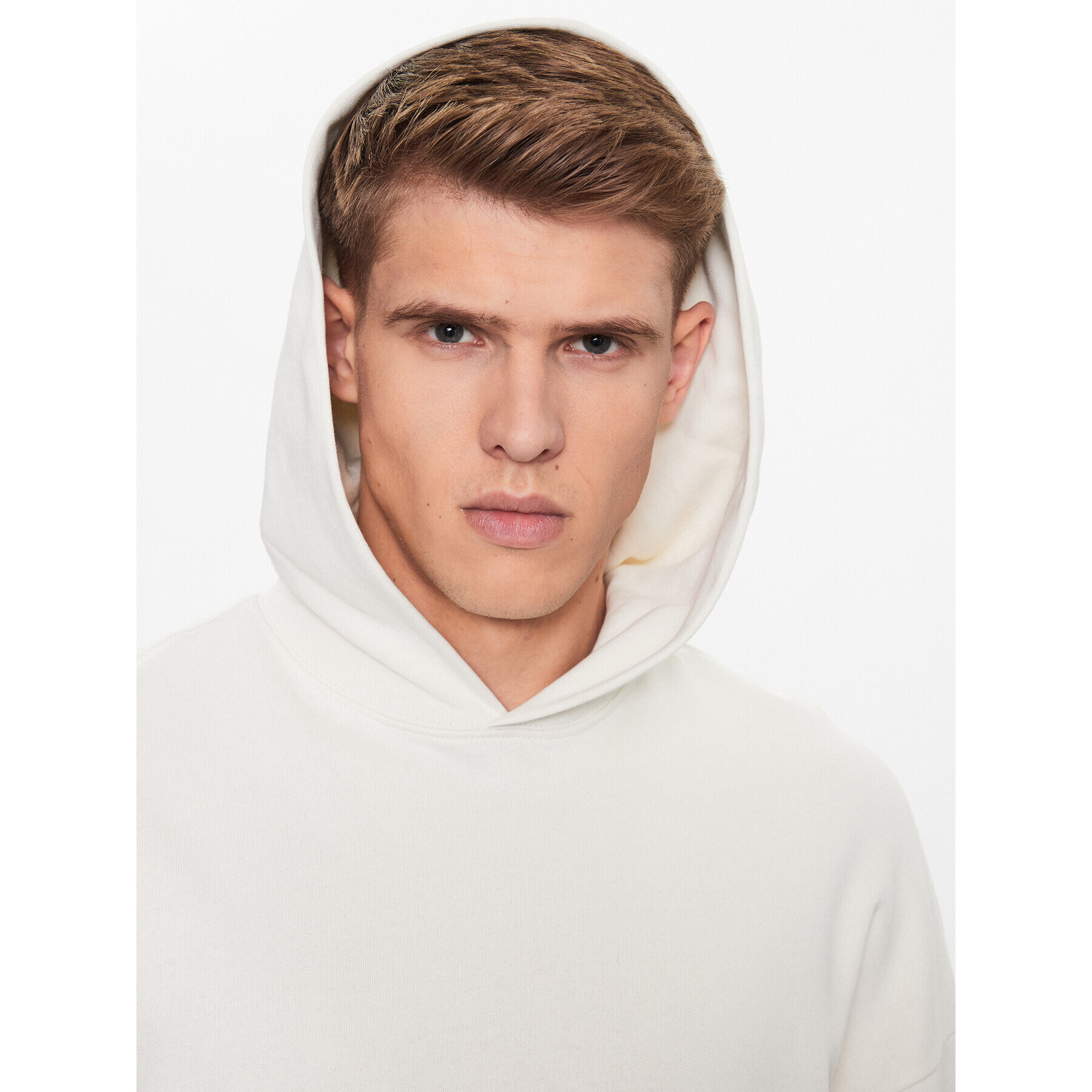 Jack&Jones Bluză Pure 12235018 Écru Volume Fit - Pled.ro