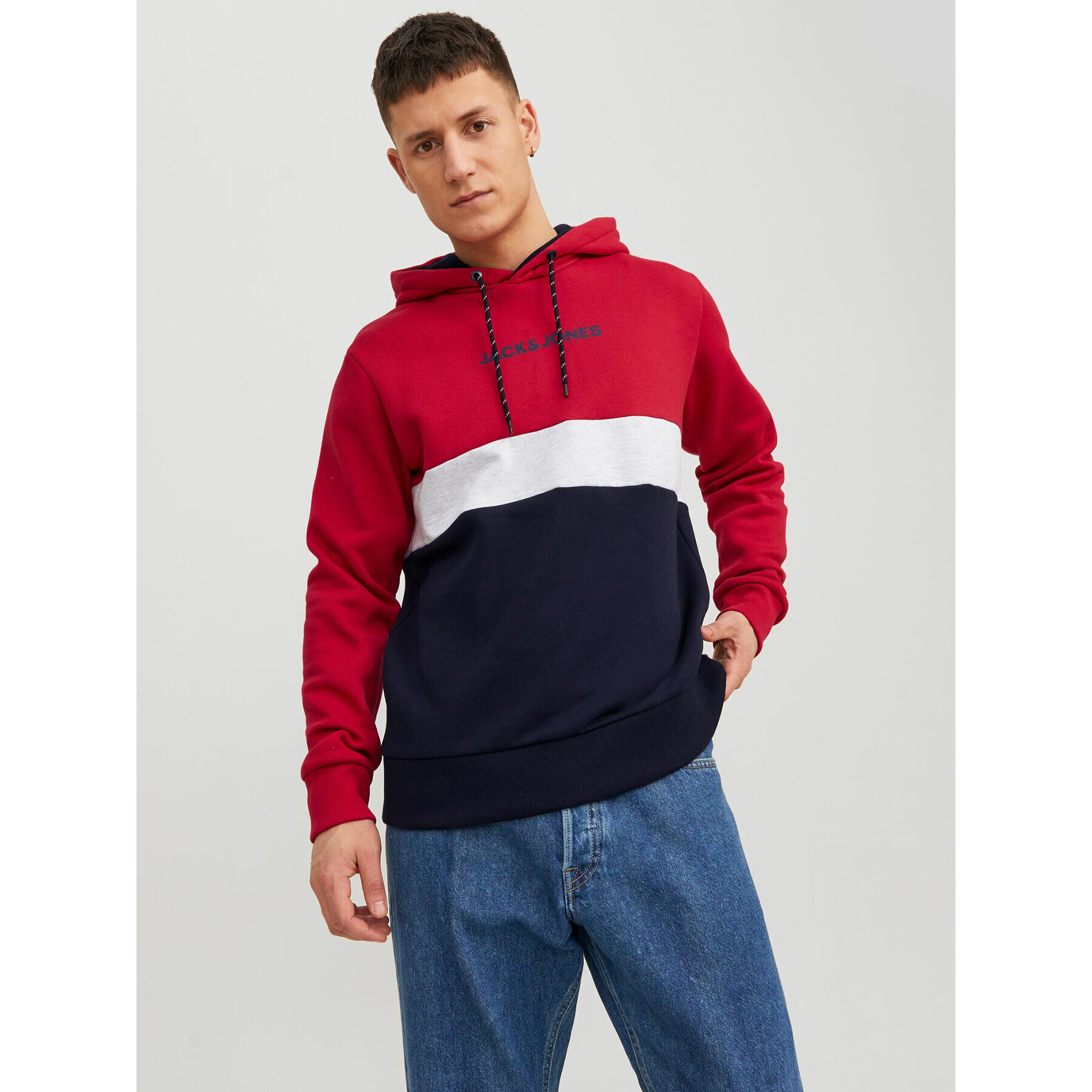 Jack&Jones Bluză Reid 12233959 Colorat Standard Fit - Pled.ro