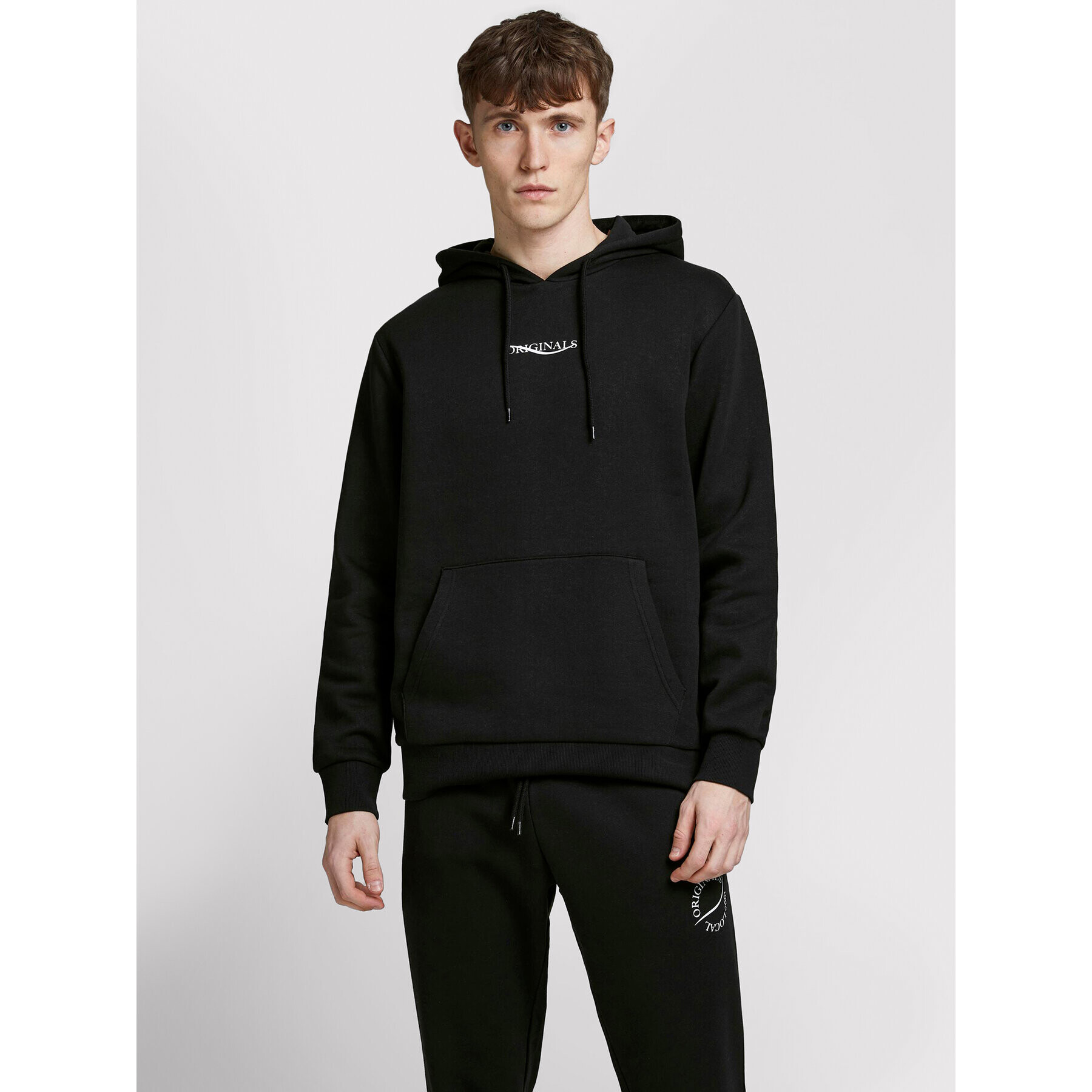 Jack&Jones Bluză Relias 12195574 Negru Oversize - Pled.ro