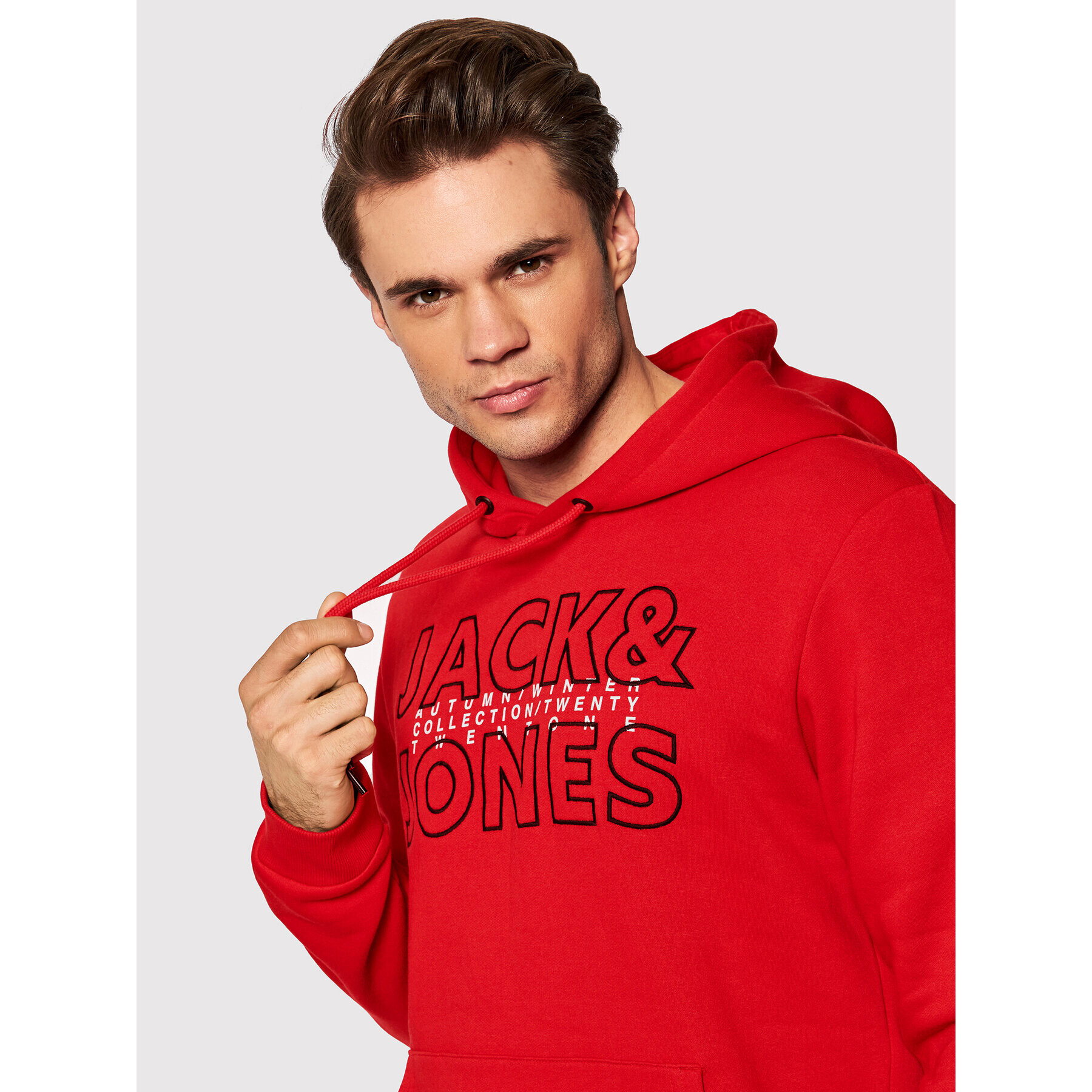 Jack&Jones Bluză River 12197950 Roșu Regular Fit - Pled.ro