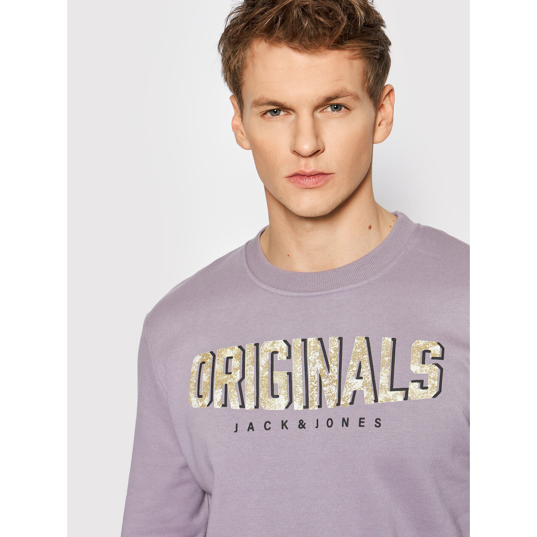 Jack&Jones Bluză Sprays 12205190 Violet Regular Fit - Pled.ro