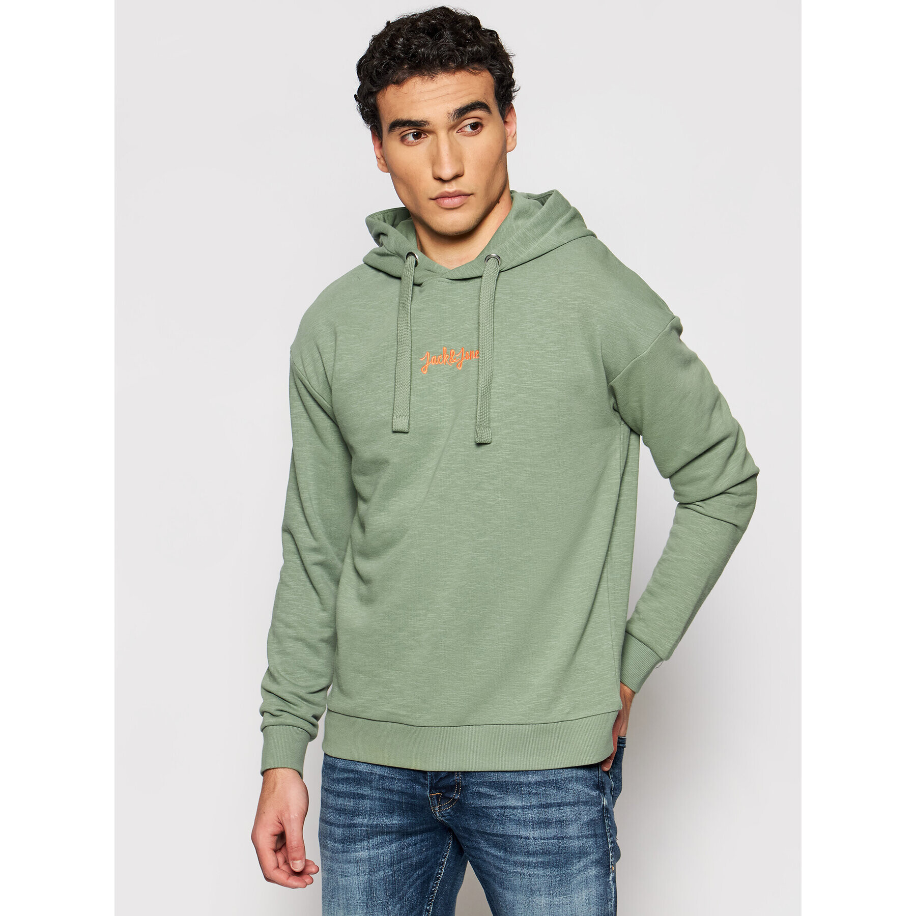 Jack&Jones Bluză Stockholm 12186285 Verde Relaxed Fit - Pled.ro