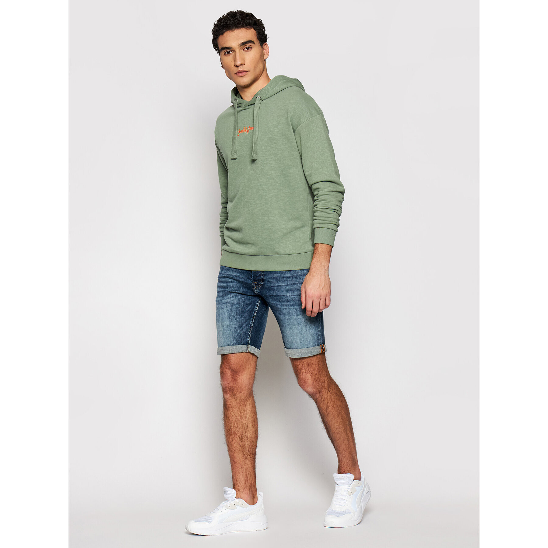 Jack&Jones Bluză Stockholm 12186285 Verde Relaxed Fit - Pled.ro