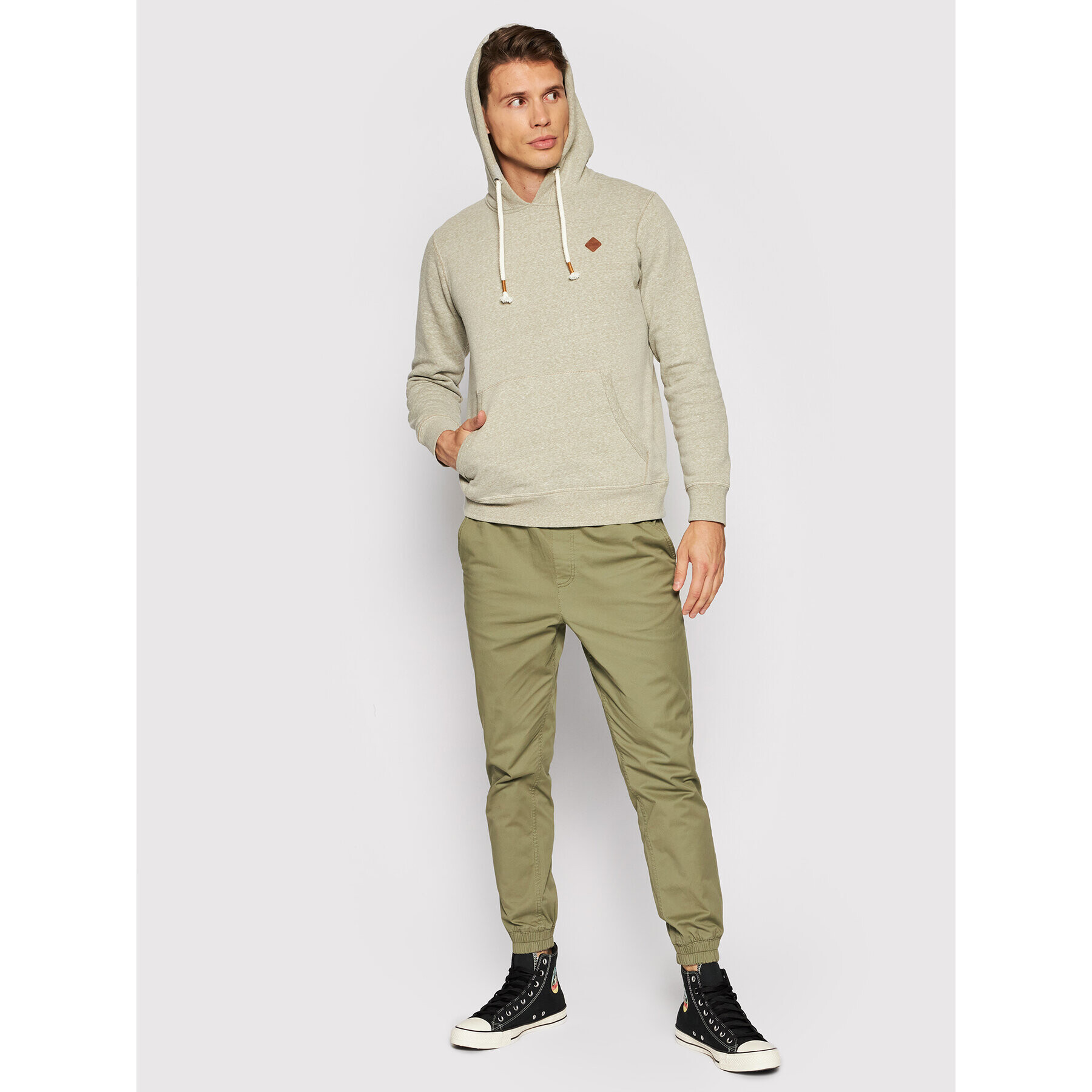 Jack&Jones Bluză Tons 12186763 Gri Regular Fit - Pled.ro