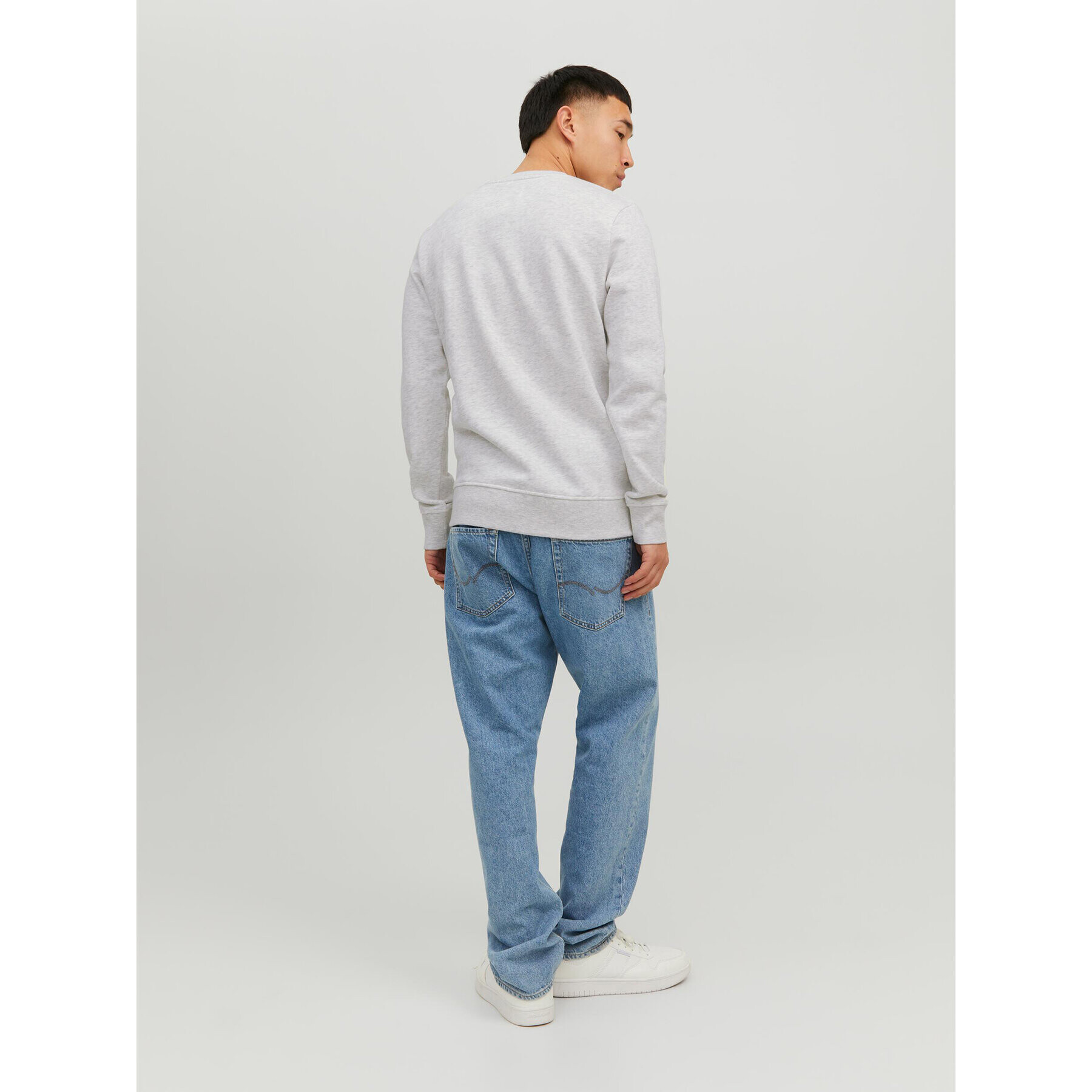 Jack&Jones Bluză Toon 12219685 Gri Regular Fit - Pled.ro