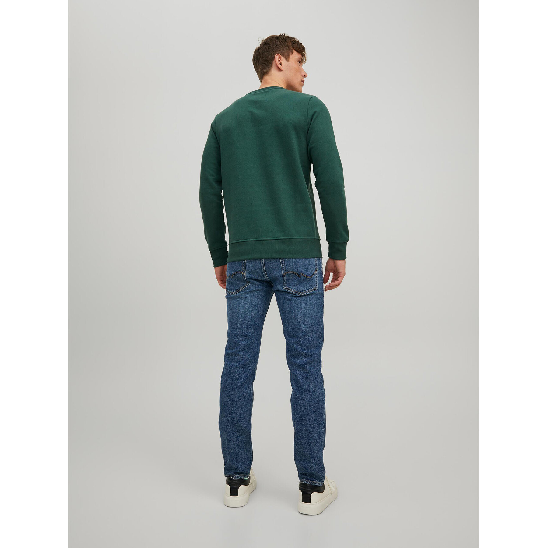 Jack&Jones Bluză Toon 12219685 Verde Regular Fit - Pled.ro