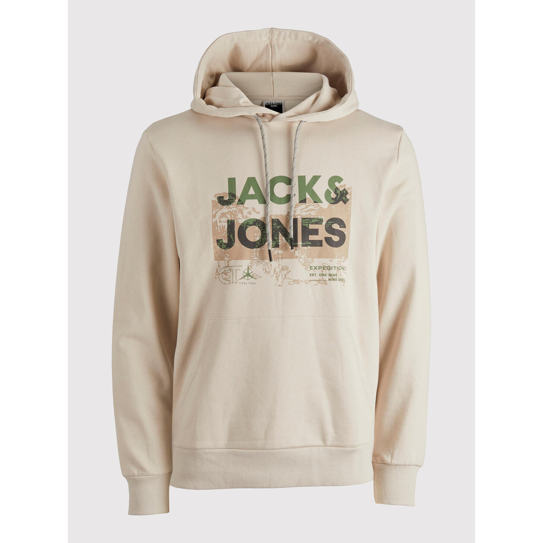 Jack&Jones Bluză Trek 12210076 Bej Regular Fit - Pled.ro