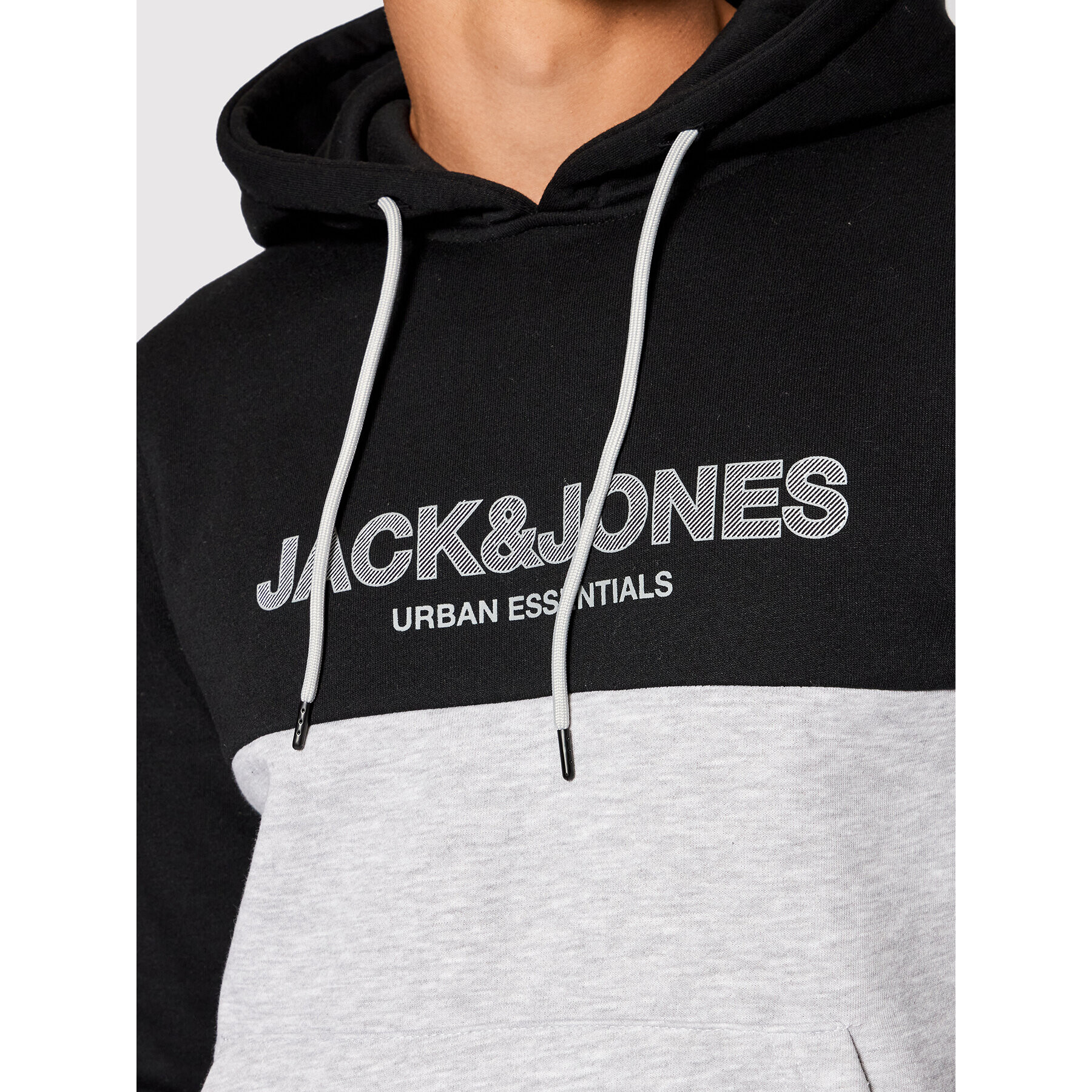 Jack&Jones Bluză Urban Blocking 12190441 Negru Regular Fit - Pled.ro