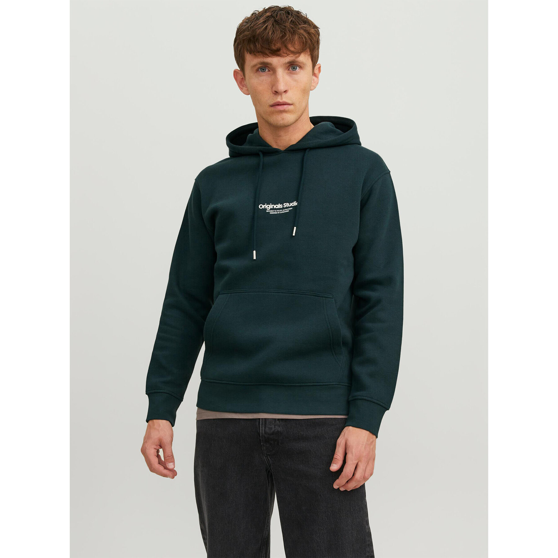 Jack&Jones Bluză Vesterbro 12241687 Verde Relaxed Fit - Pled.ro