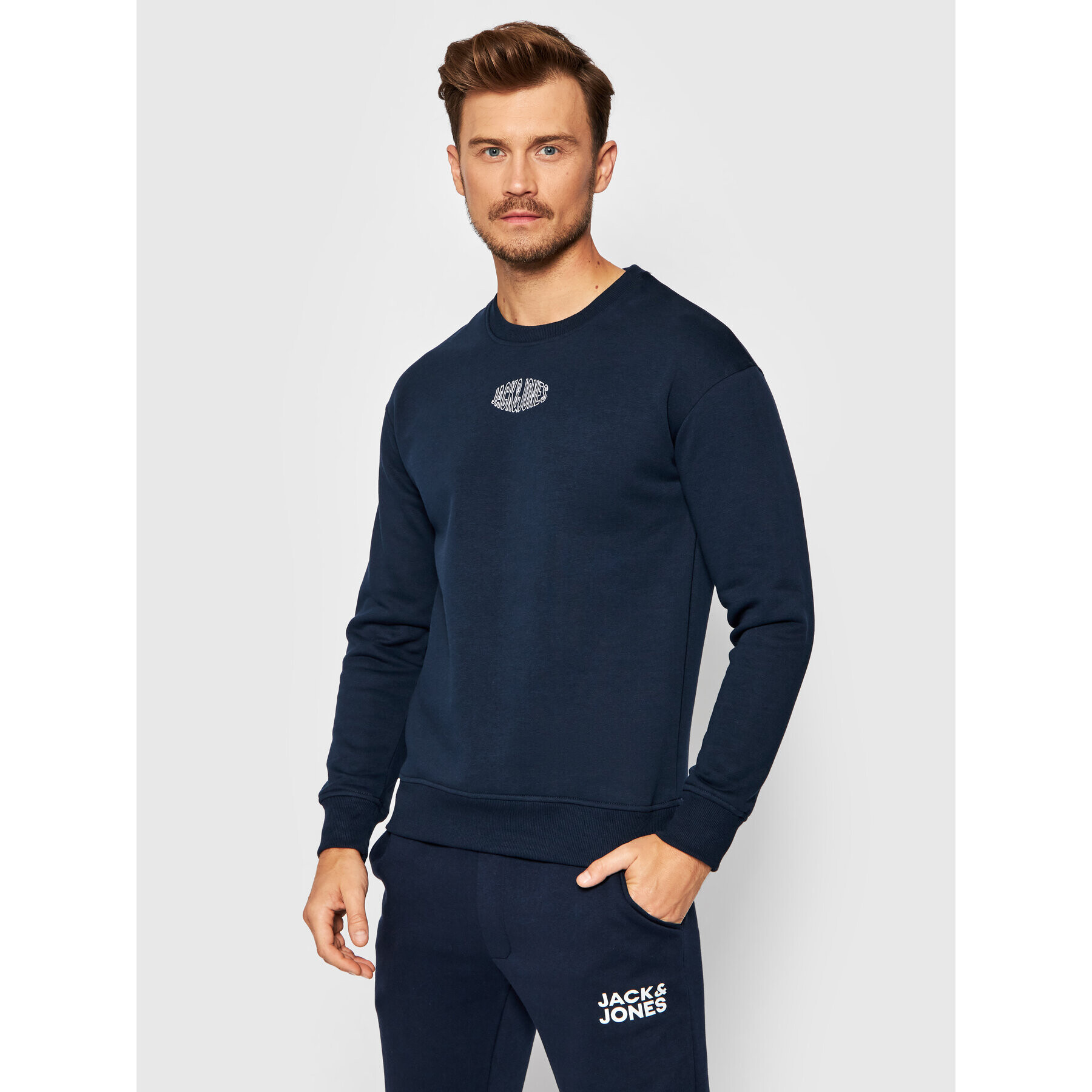 Jack&Jones Bluză World 12194083 Bleumarin Relaxed Fit - Pled.ro