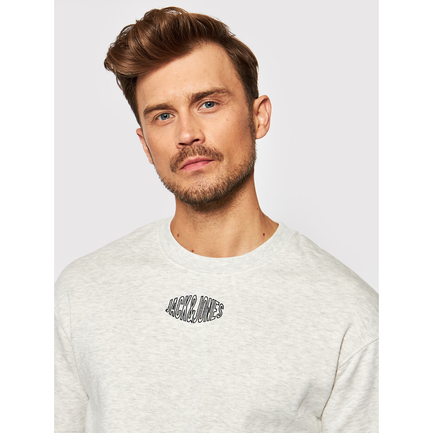 Jack&Jones Bluză World 12194083 Gri Relaxed Fit - Pled.ro