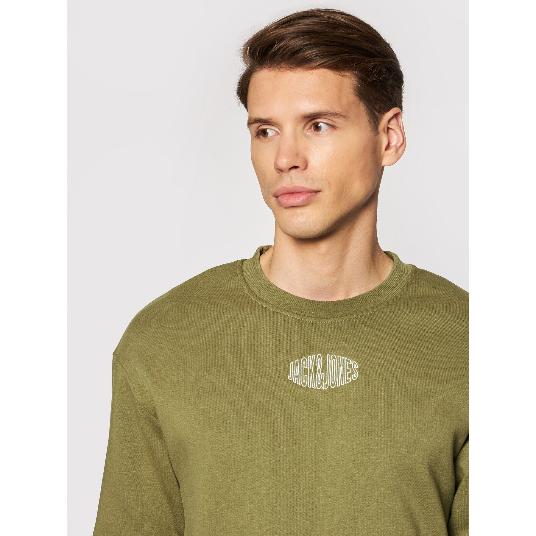 Jack&Jones Bluză World 12194083 Verde Relaxed Fit - Pled.ro