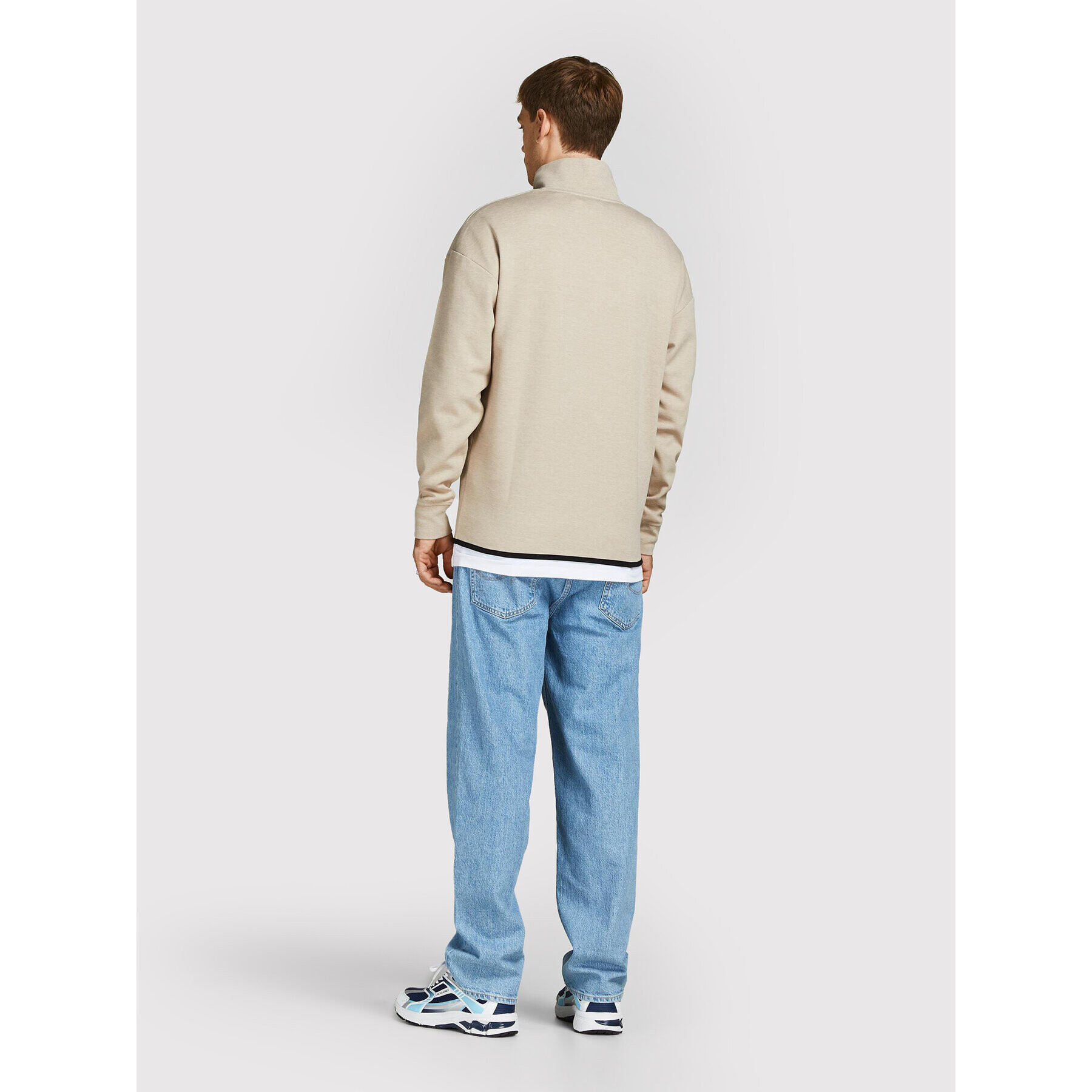 Jack&Jones Bluză Air 12204920 Bej Relaxed Fit - Pled.ro