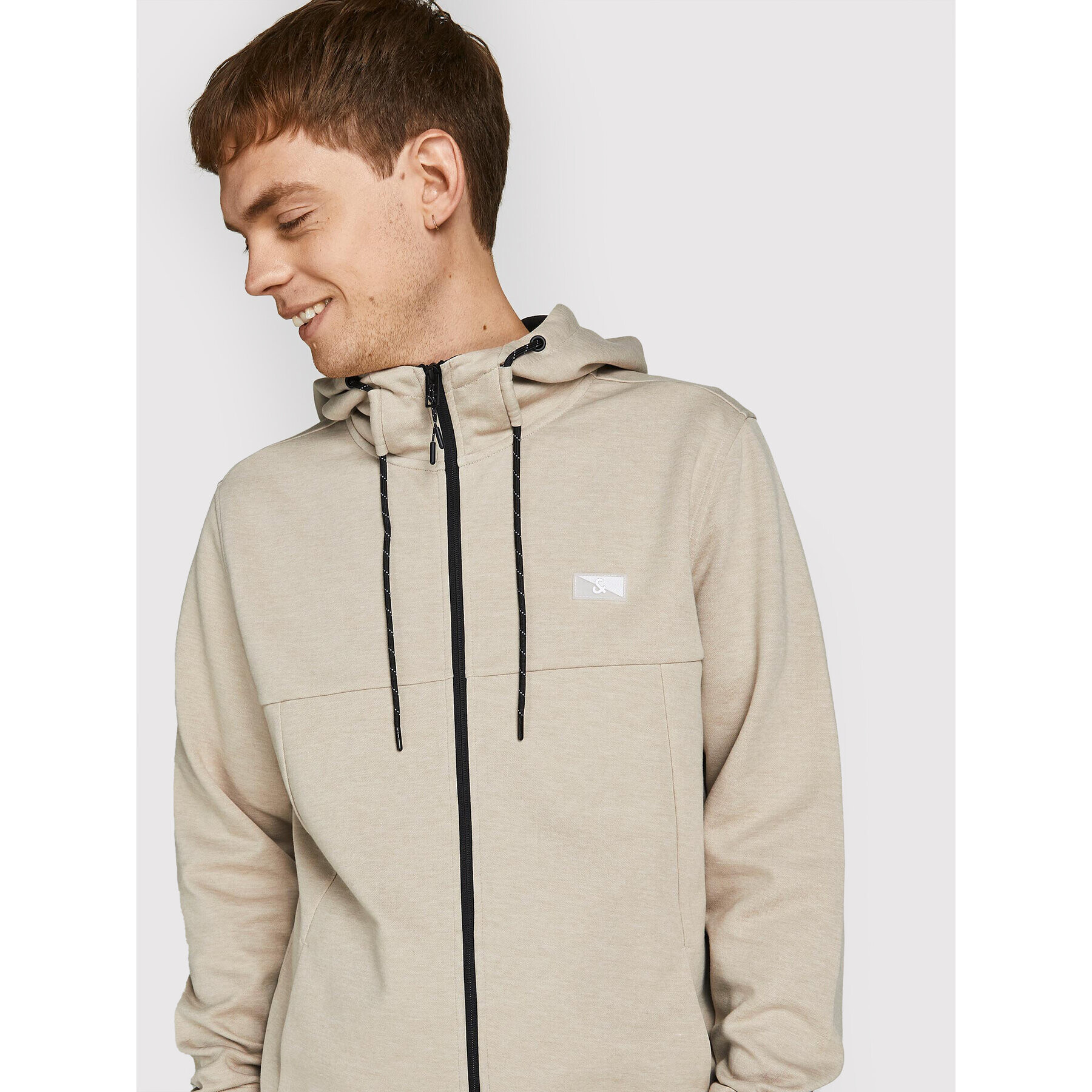 Jack&Jones Bluză Air 12204926 Bej Regular Fit - Pled.ro