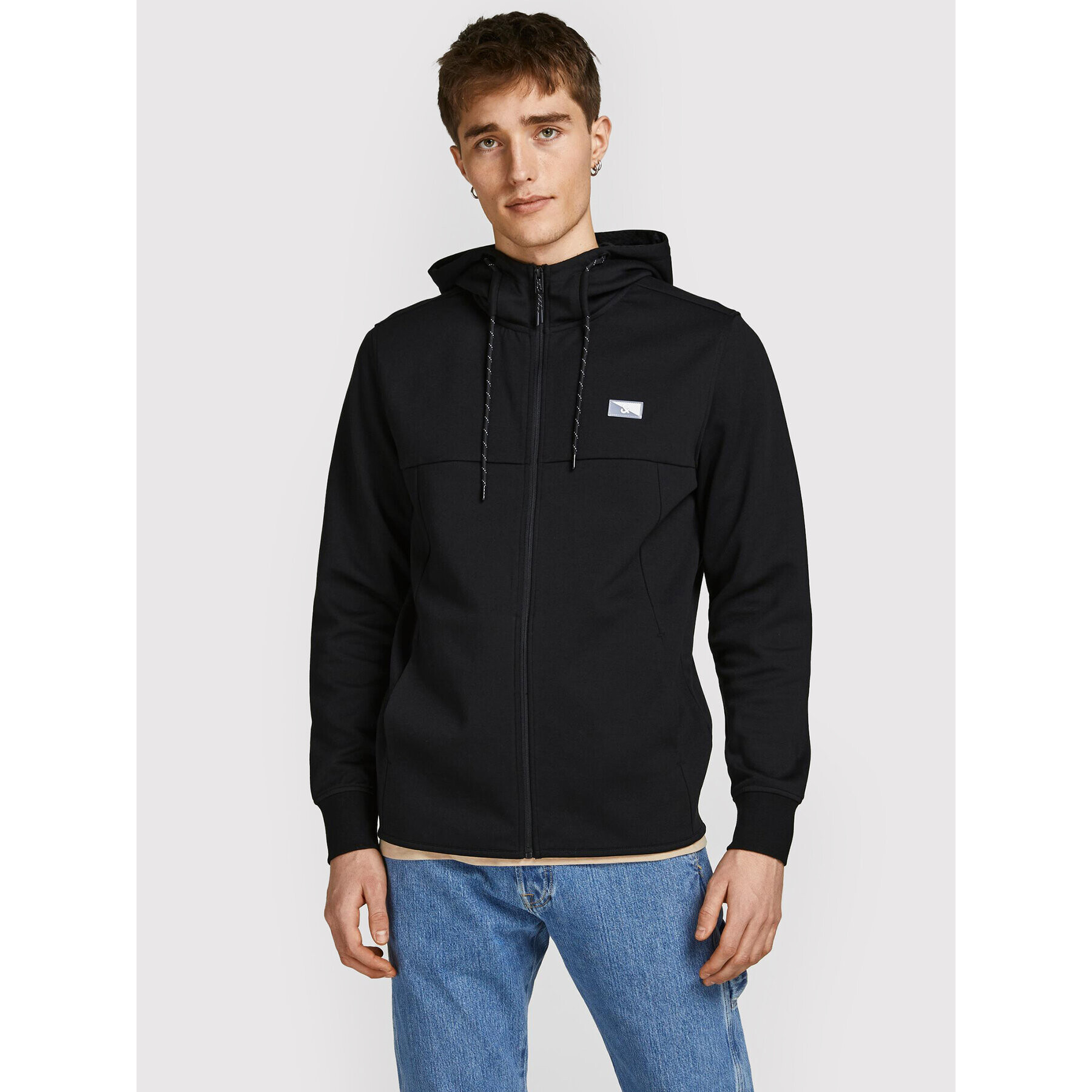 Jack&Jones Bluză Air 12204926 Negru Regular Fit - Pled.ro