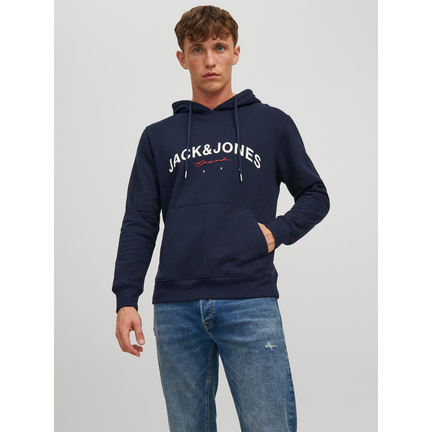 Jack&Jones Bluză Friday 12220537 Bleumarin Regular Fit - Pled.ro