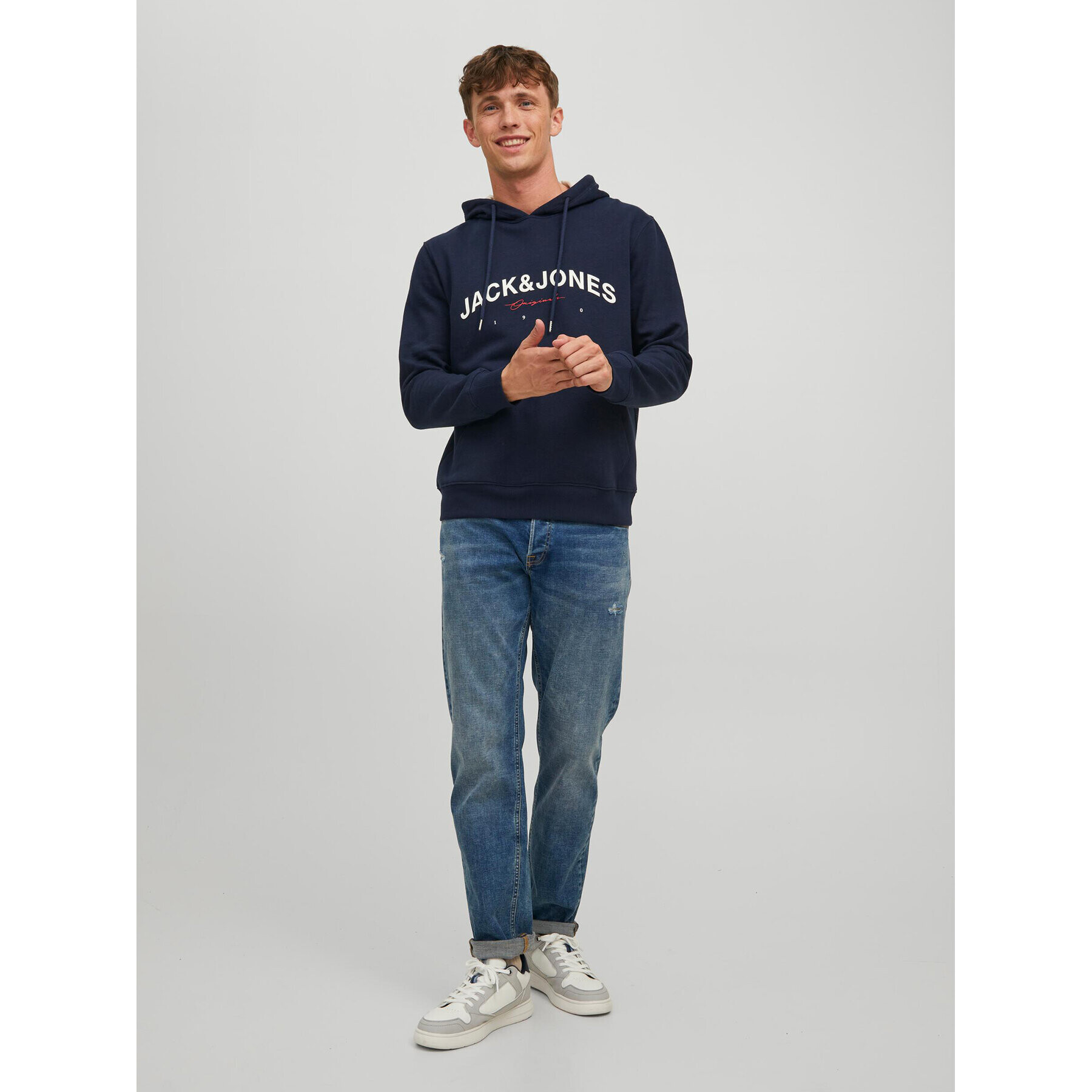 Jack&Jones Bluză Friday 12220537 Bleumarin Regular Fit - Pled.ro