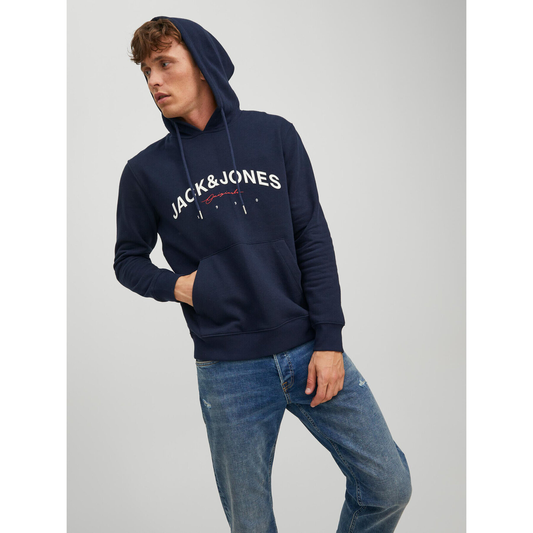 Jack&Jones Bluză Friday 12220537 Bleumarin Regular Fit - Pled.ro