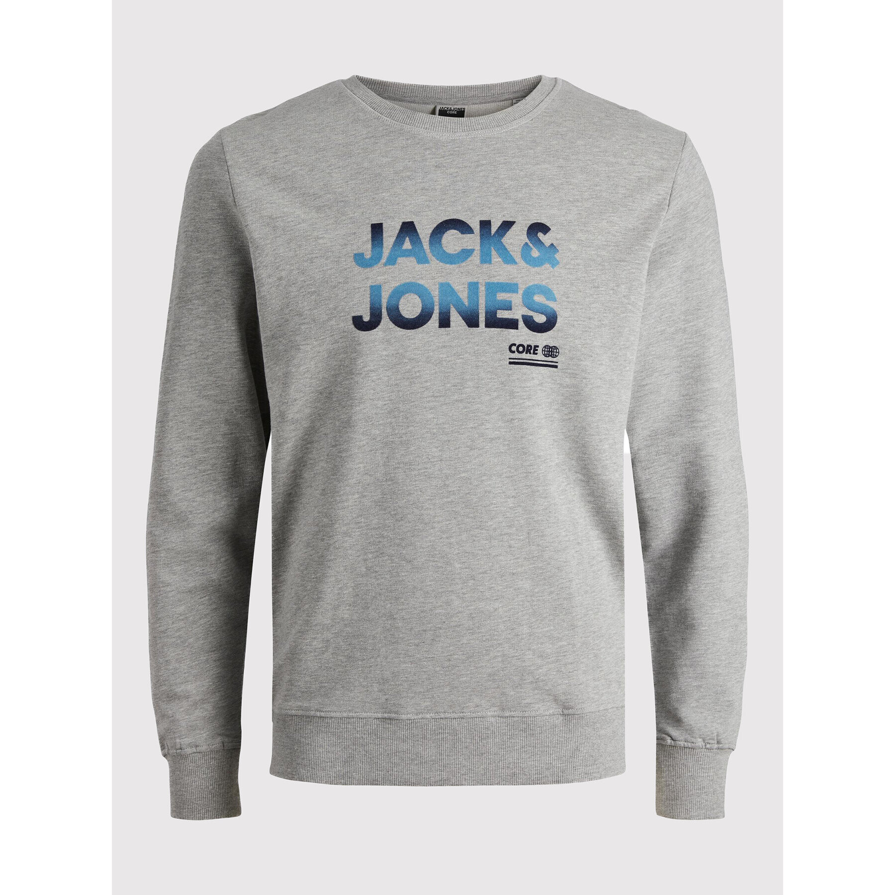 Jack&Jones Bluză Seth 12210869 Gri Regular Fit - Pled.ro