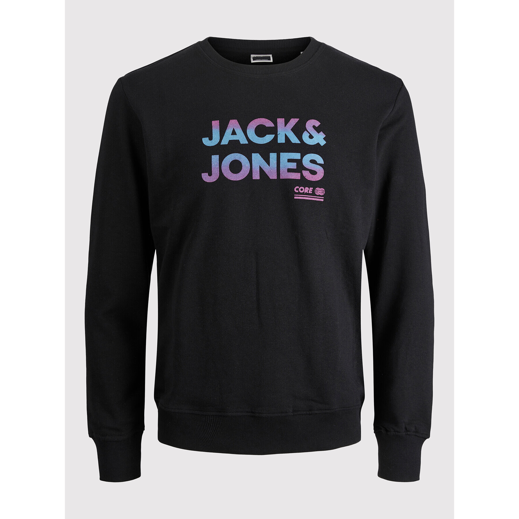 Jack&Jones Bluză Seth 12210869 Negru Regular Fit - Pled.ro