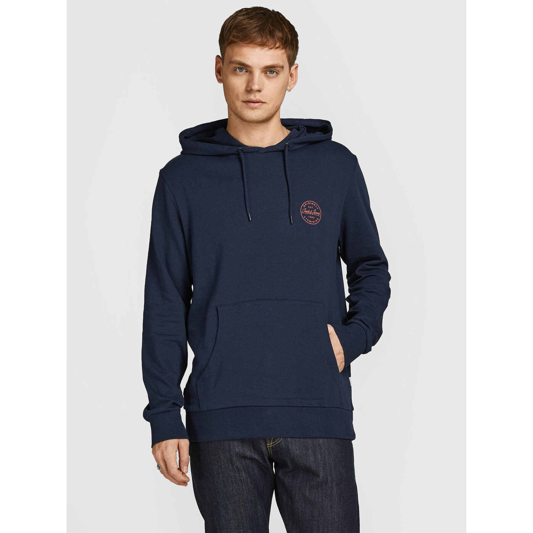 Jack&Jones Bluză Shark 12205081 Bleumarin Regular Fit - Pled.ro