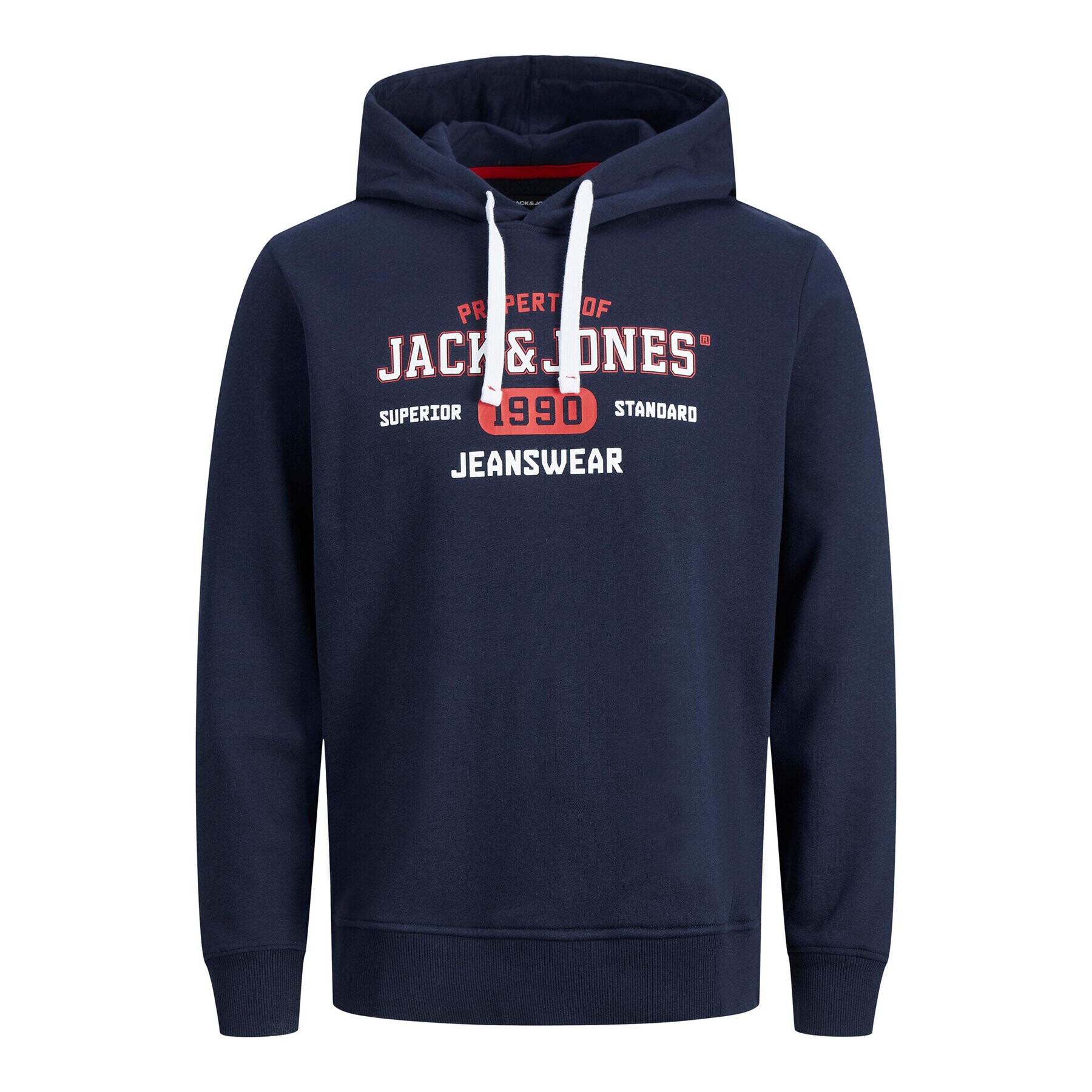 Jack&Jones Bluză Stamp 12211551 Bleumarin Regular Fit - Pled.ro