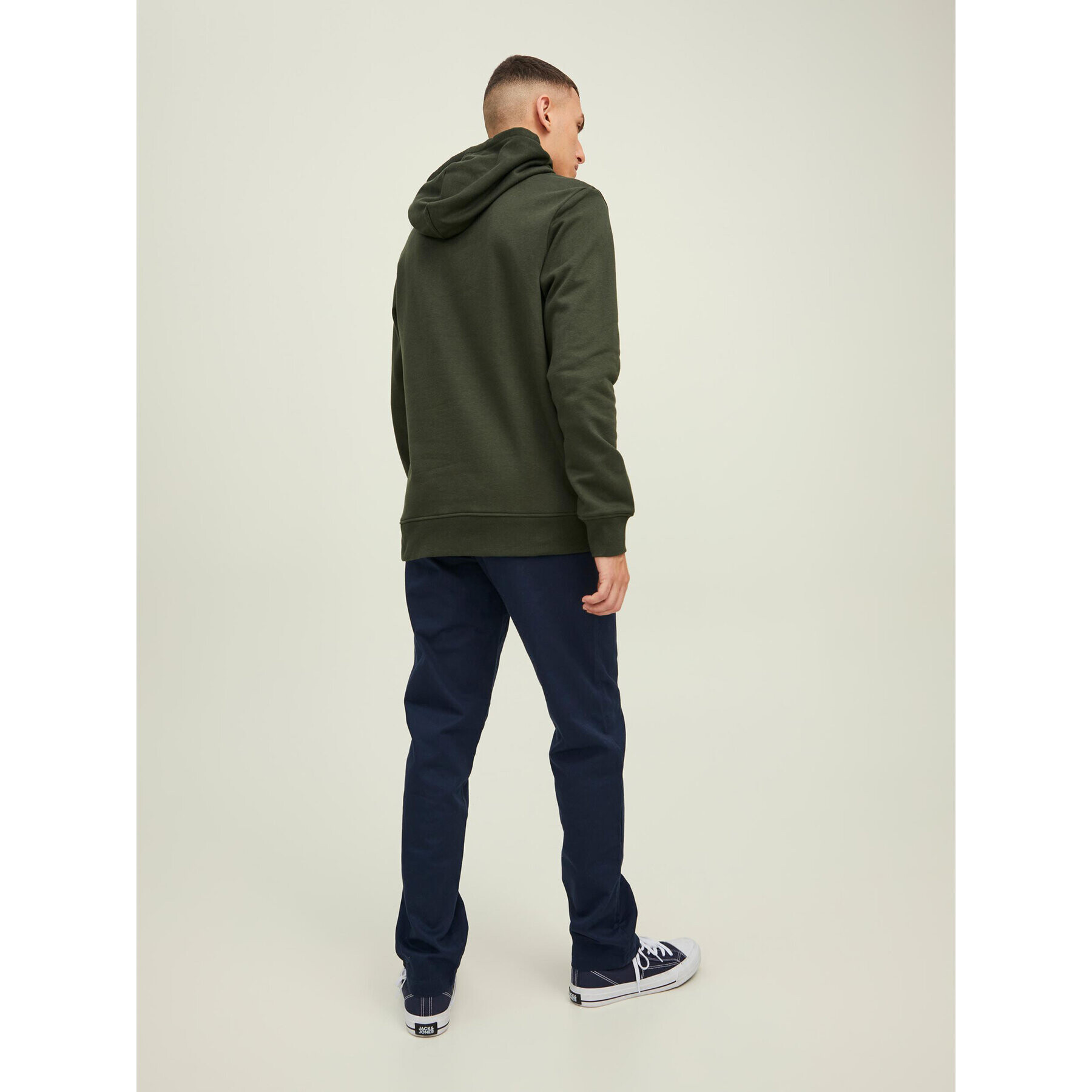 Jack&Jones Bluză Stamp 12211551 Verde Regular Fit - Pled.ro