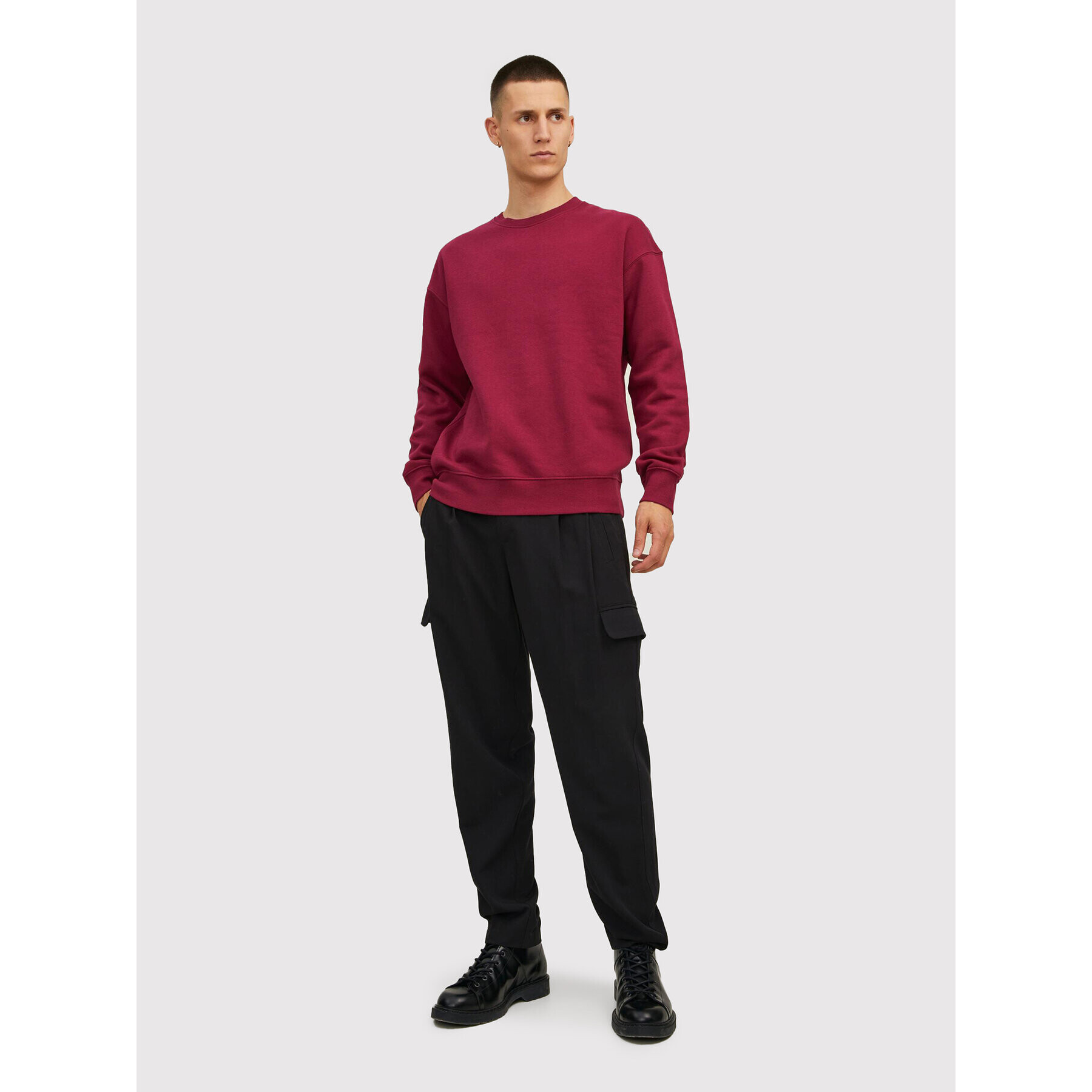 Jack&Jones Bluză Star 12208182 Vișiniu Regular Fit - Pled.ro