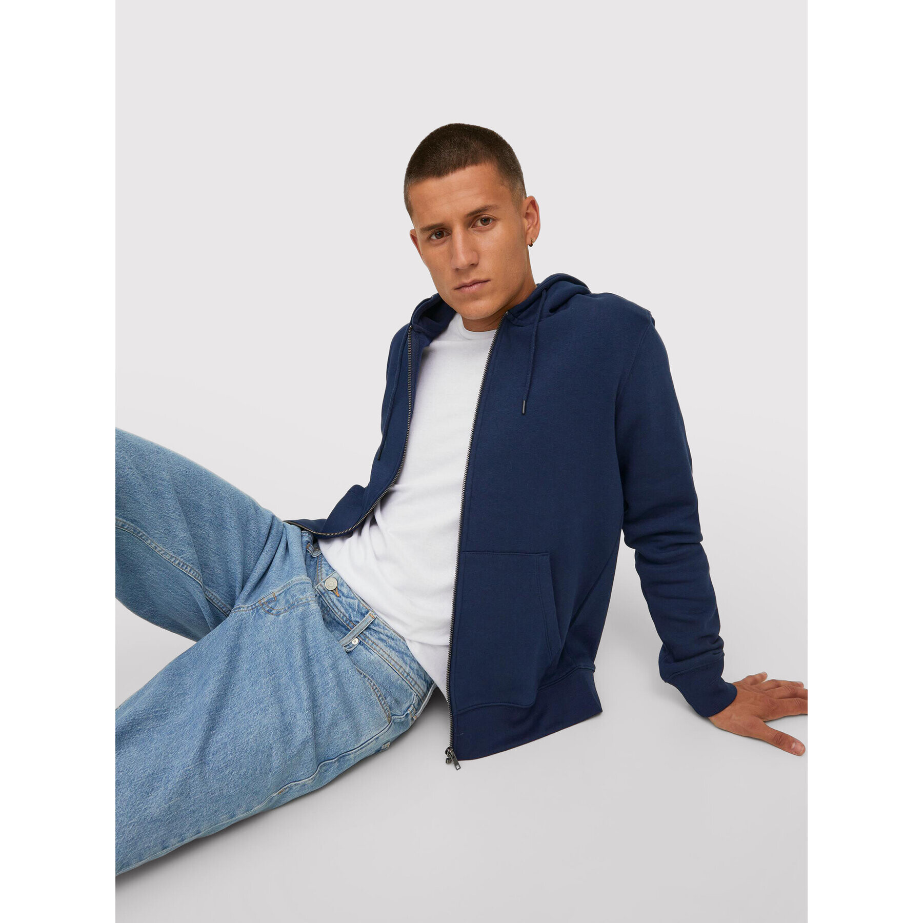 Jack&Jones Bluză Star 12210830 Bleumarin Regular Fit - Pled.ro