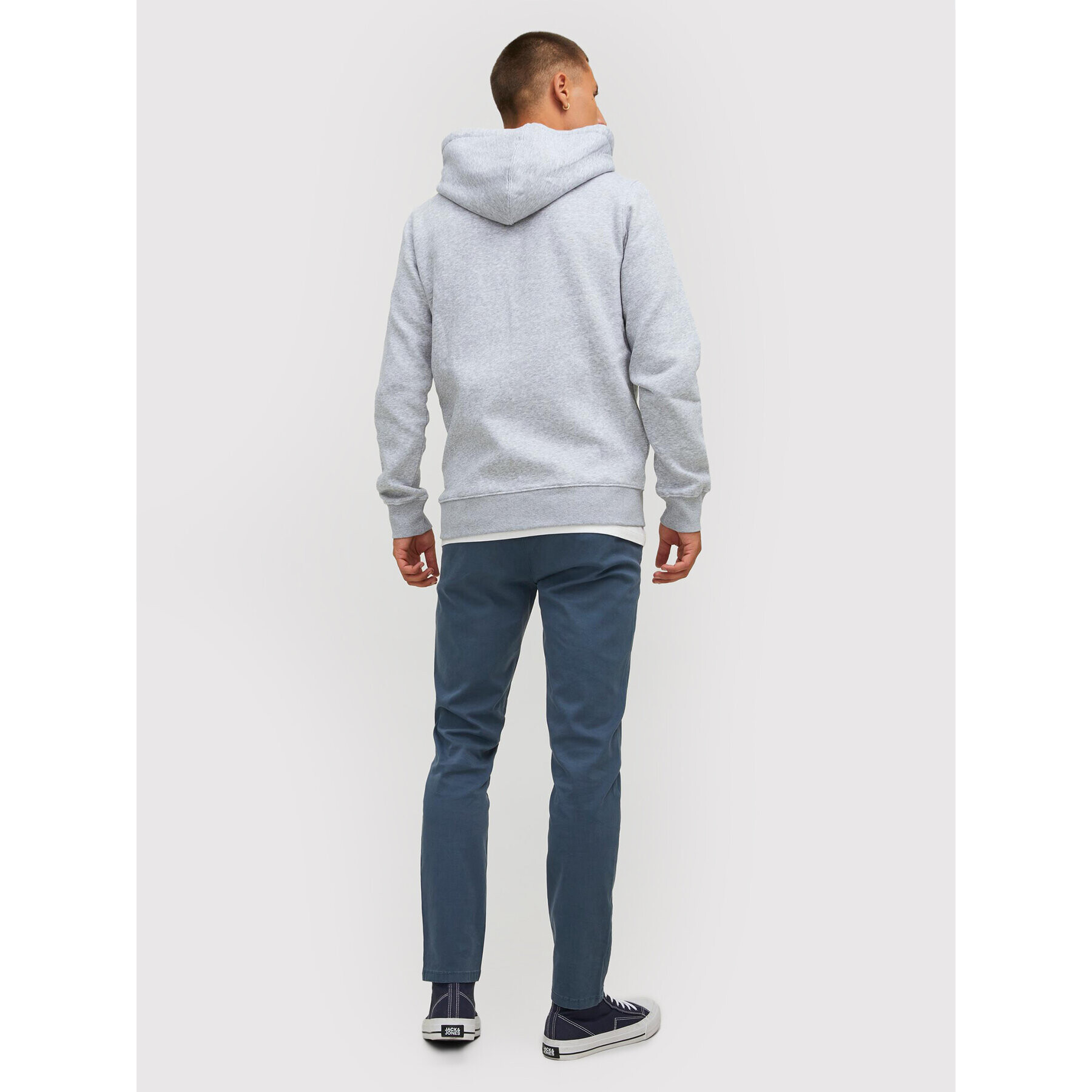 Jack&Jones Bluză Star 12210830 Gri Regular Fit - Pled.ro