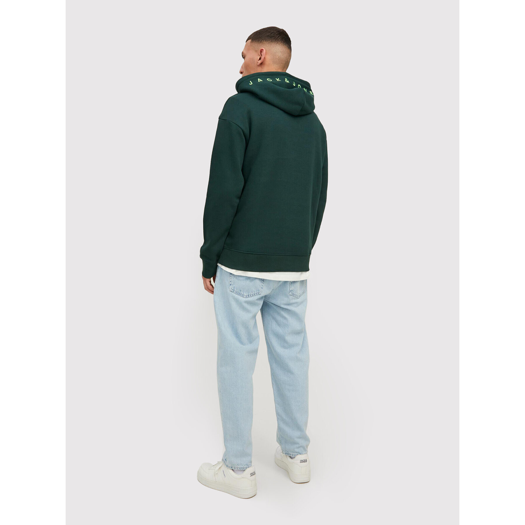 Jack&Jones Bluză Star 12212404 Verde Regular Fit - Pled.ro